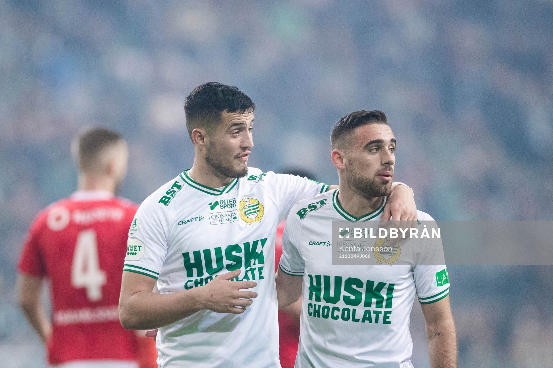 Hammarbys Astrit Selmani och Aljosa Matko