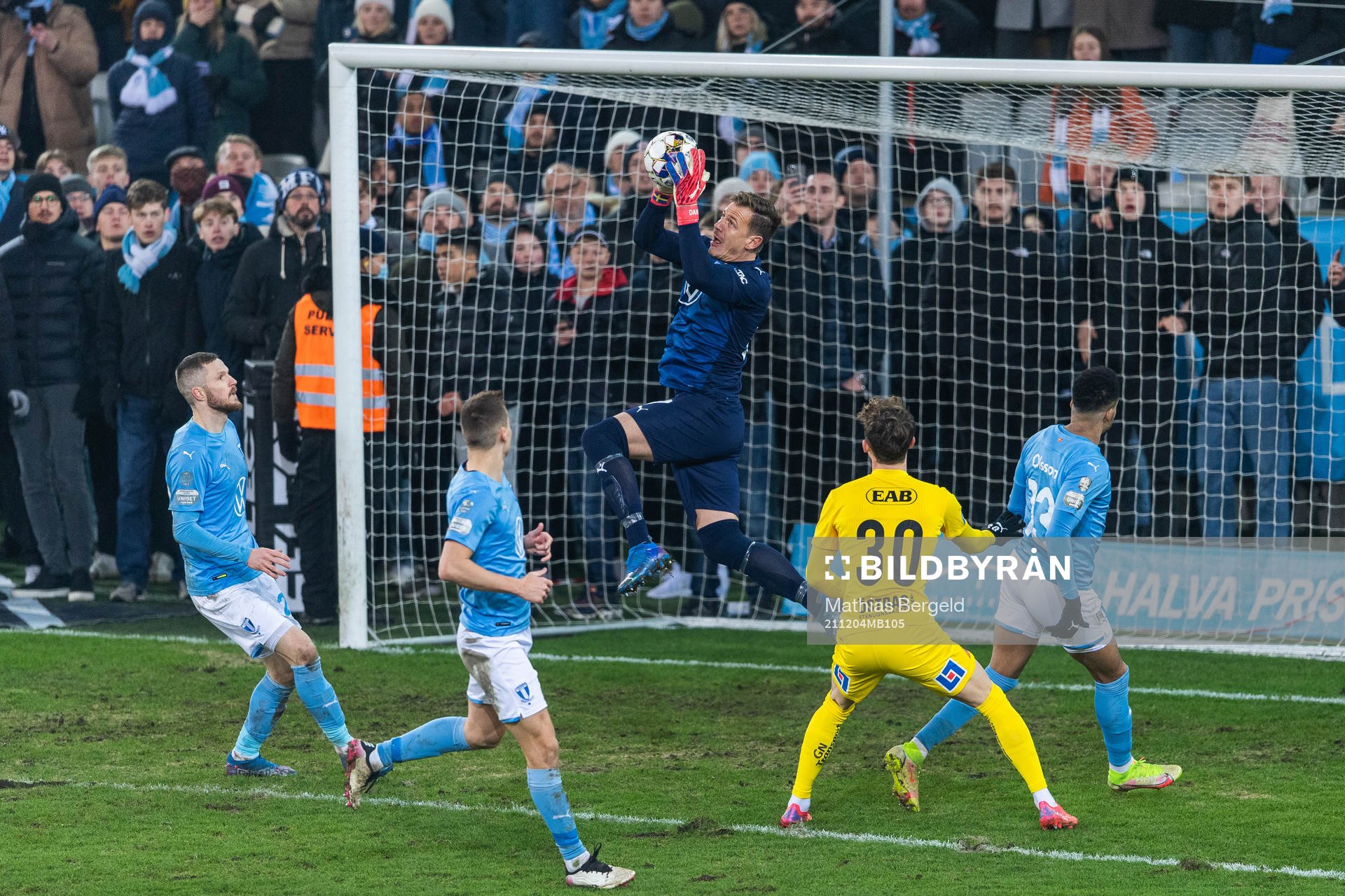 Malmö FFs målvakt Johan Dahlin