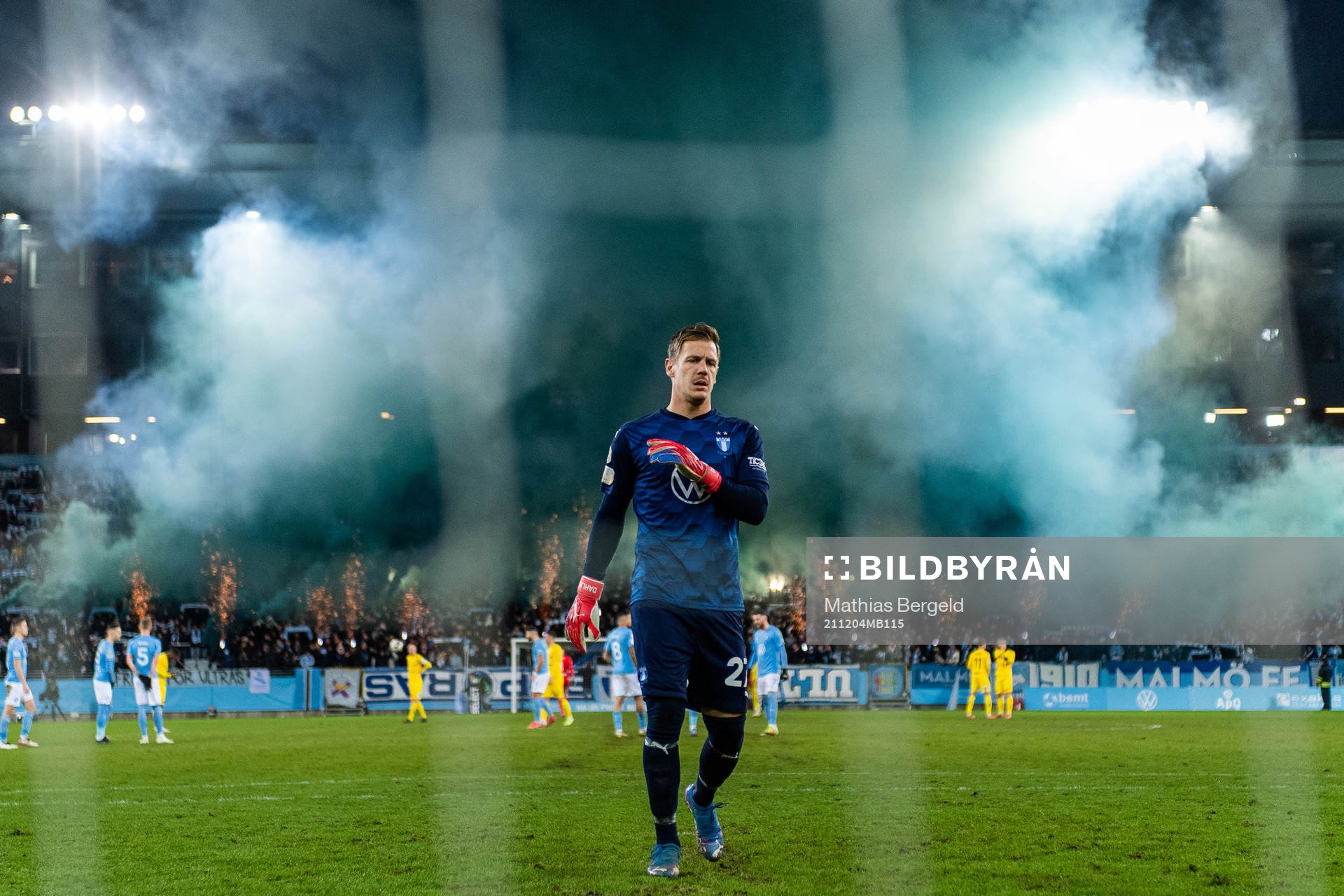Malmö FFs målvakt Johan Dahlin