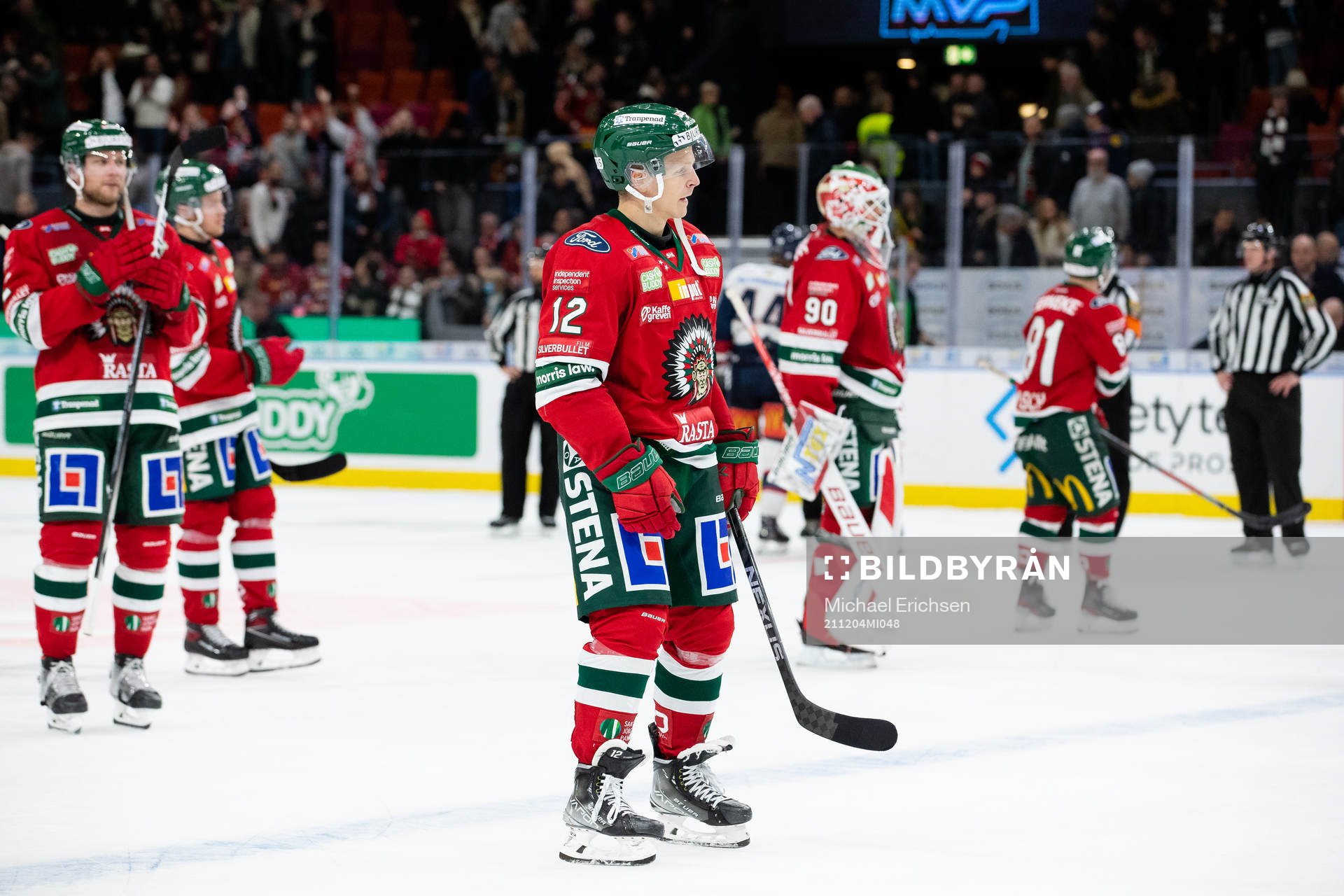 Frölundas Max Friberg deppar