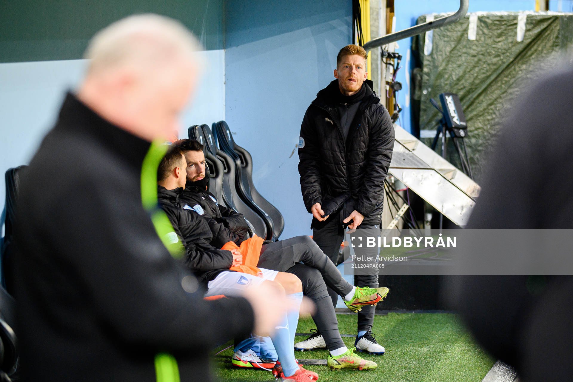 Malmö FFs Anders Christiansen på bänken