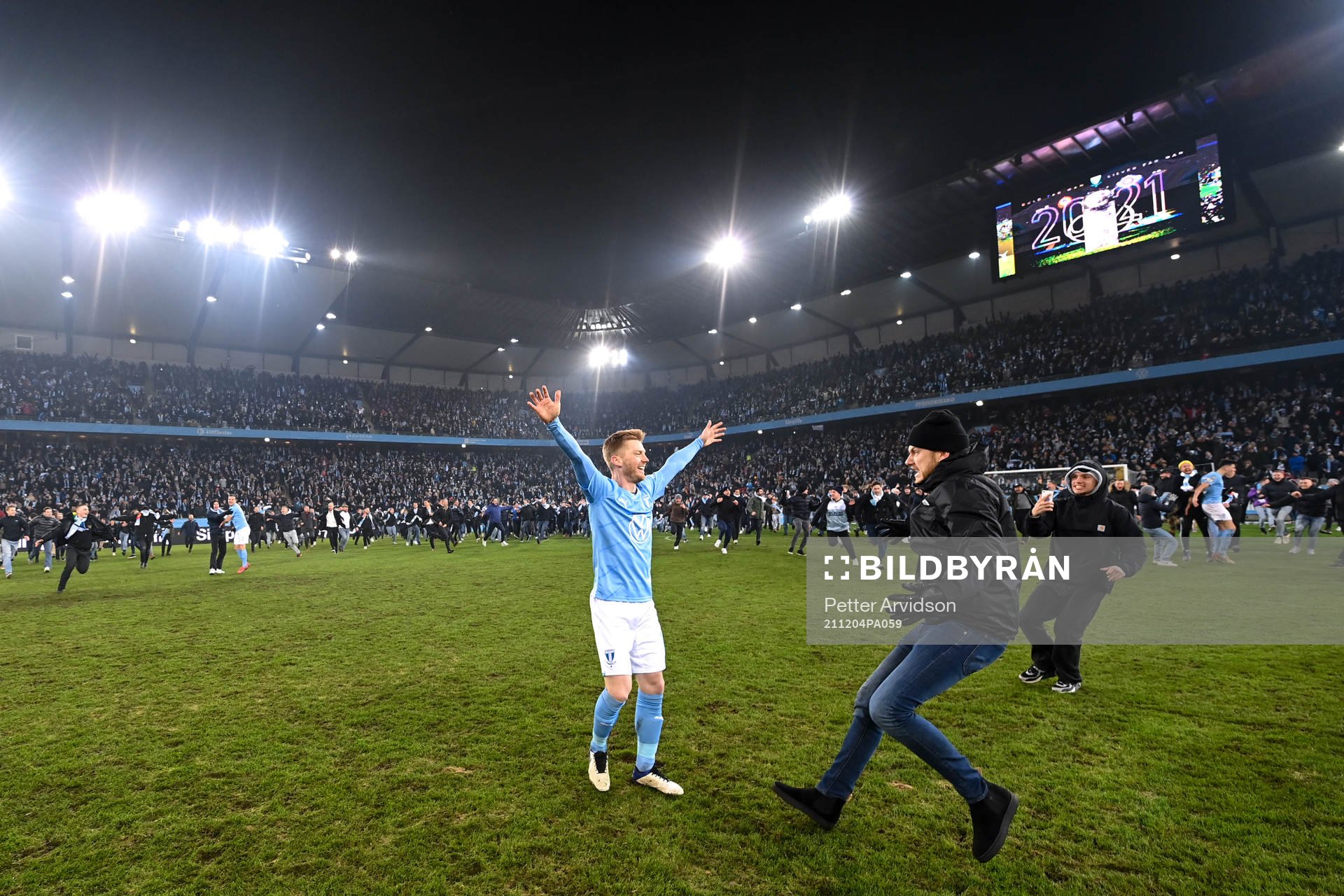 Malmö FFs Anders Christiansen jublar