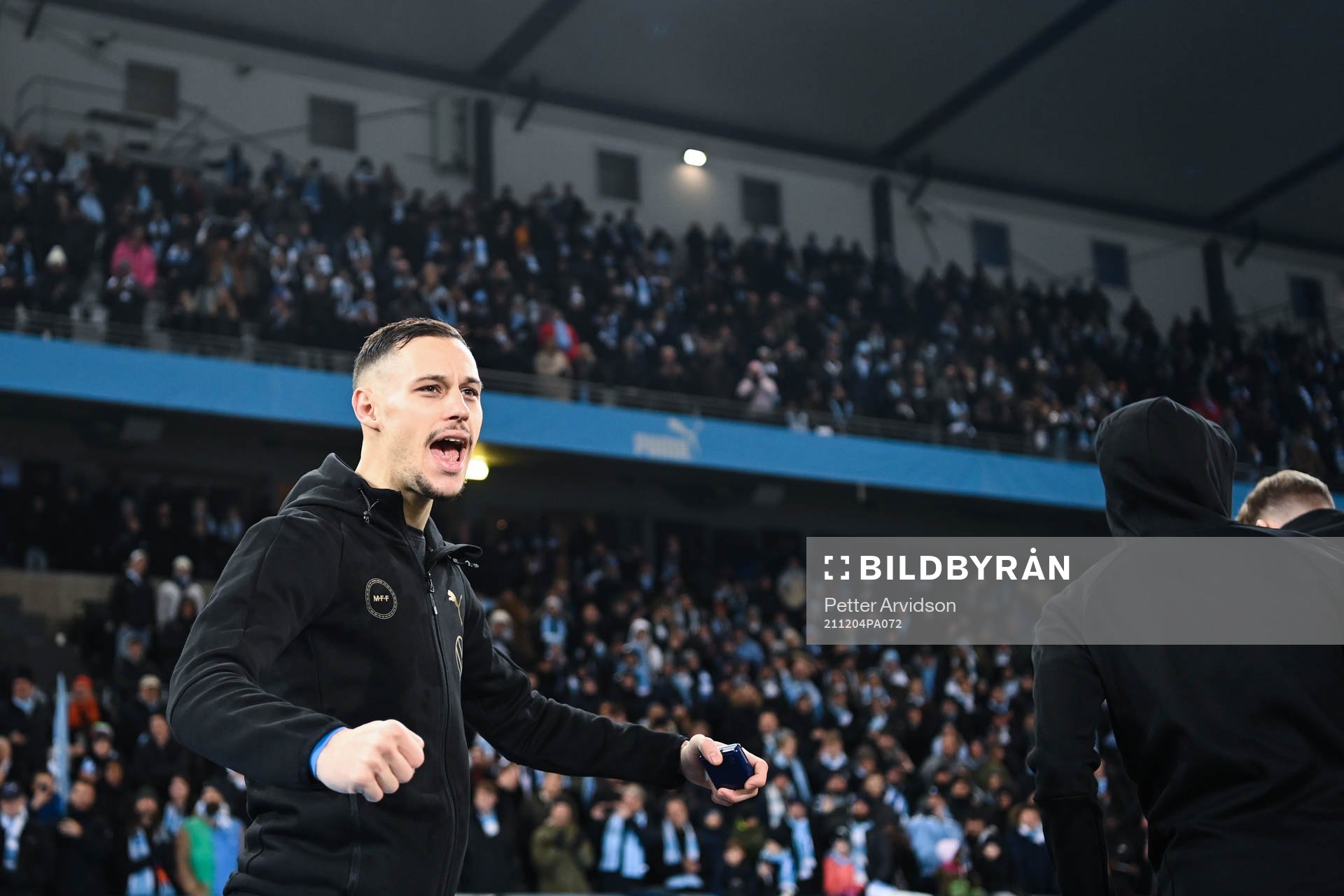 Malmö FFs Veljko Birmancevic jublar