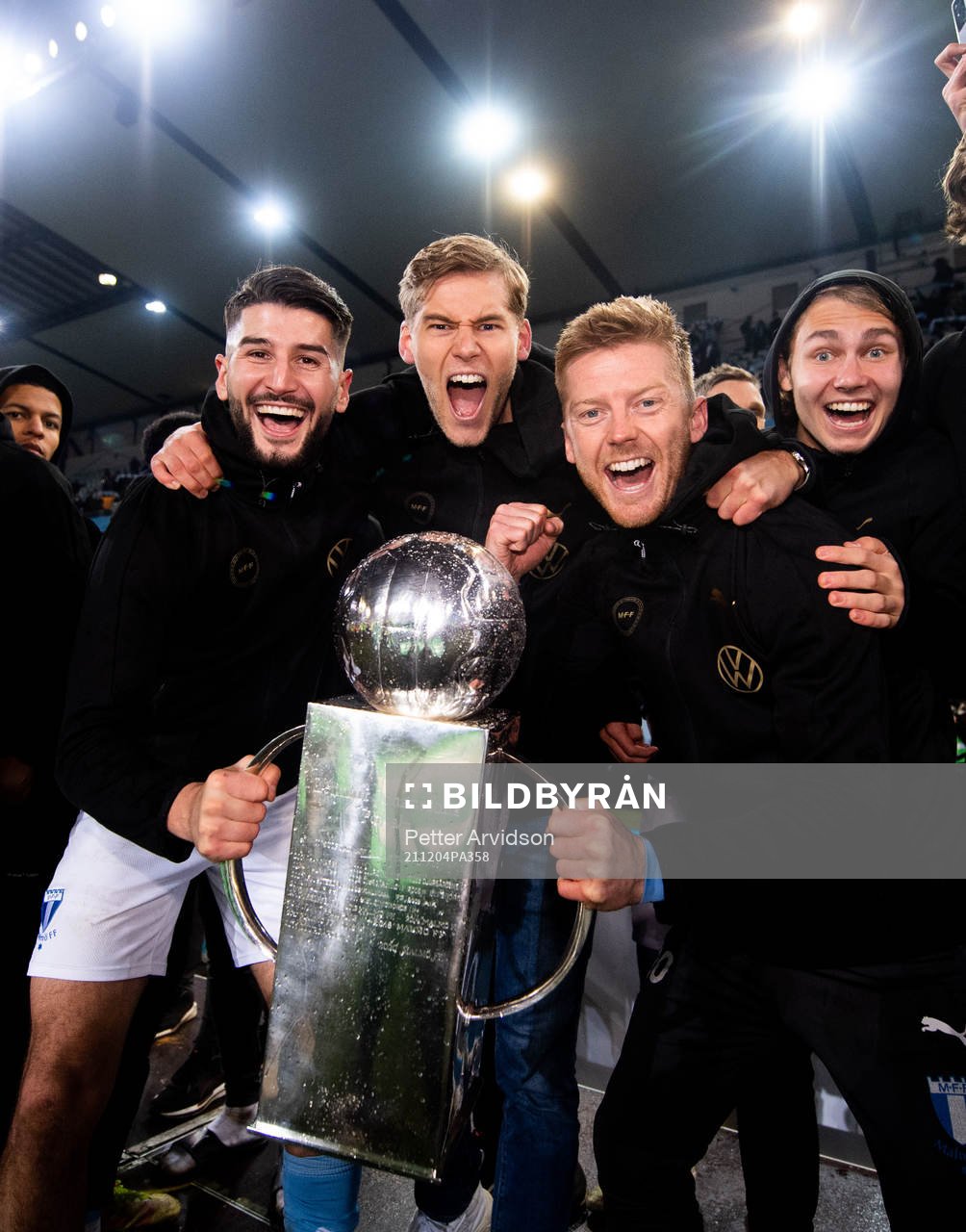Malmö FFs Antonio Colak, Felix Beijmo och Anders