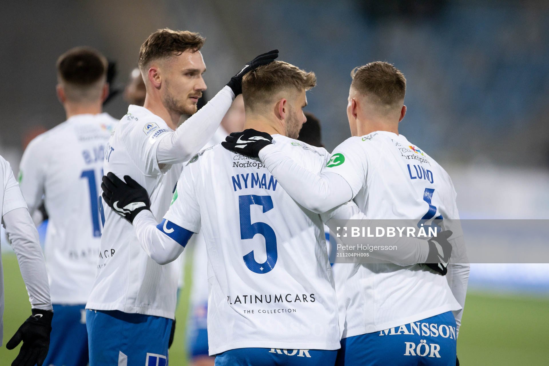 IFK Norrköpings Christoffer Nyman jublar