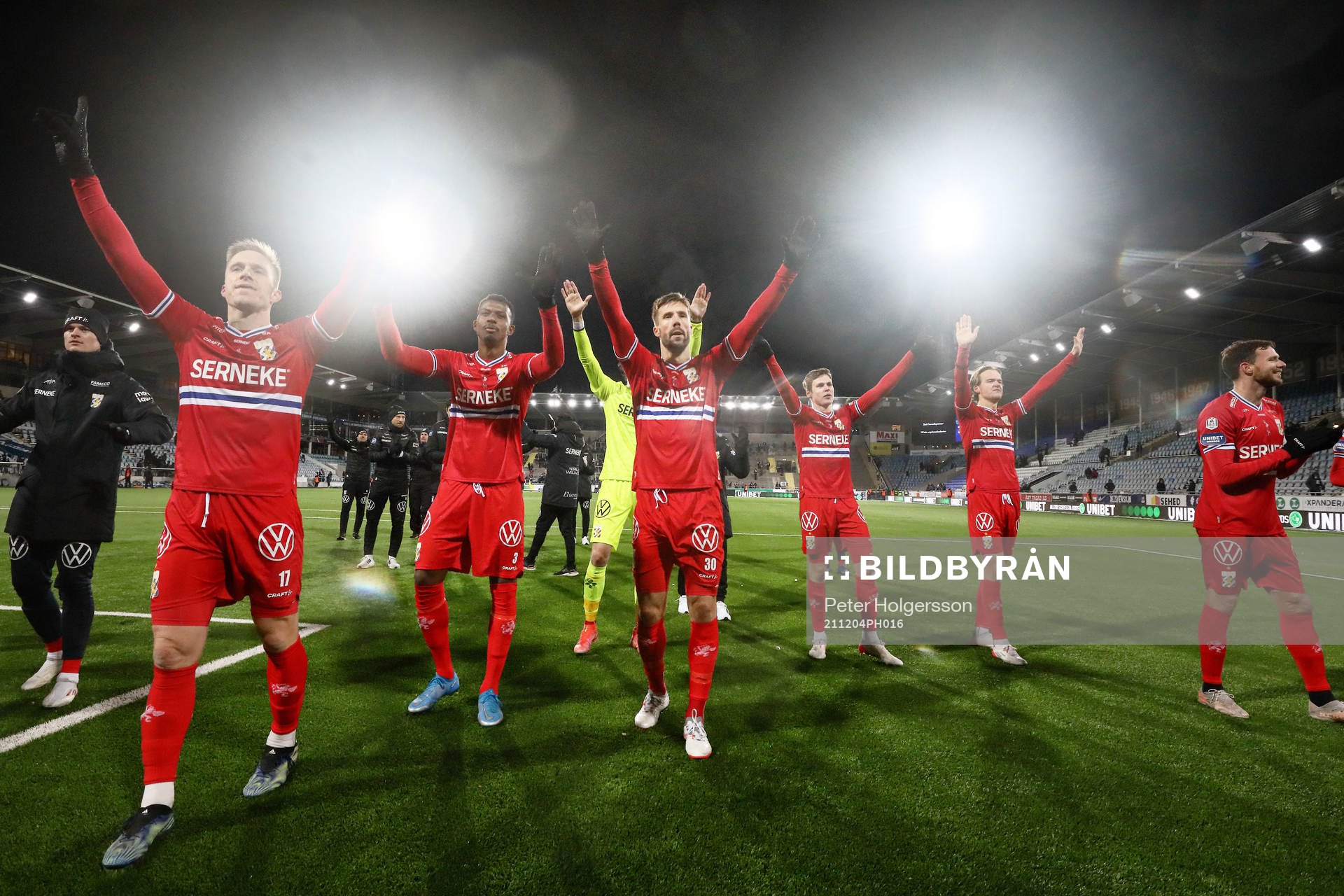 IFK Göteborg med Mattias Bjärsmyr jublar