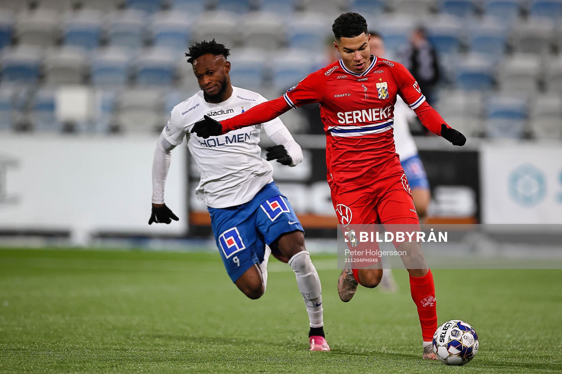 IFK Norrköpings Samuel Adegbenro och IFK Göteborgs