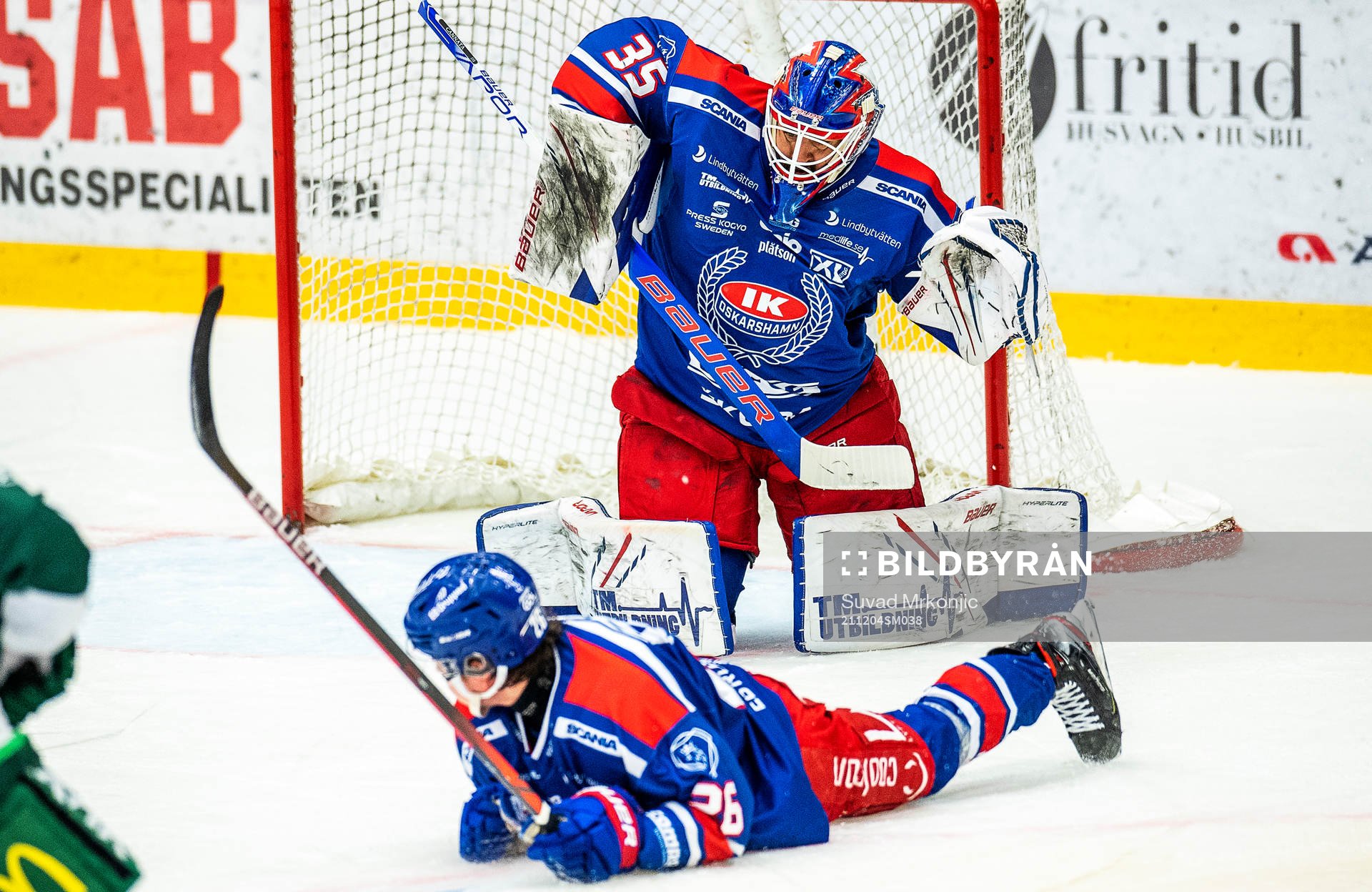 Oskarshamns målvakt Joe Cannata