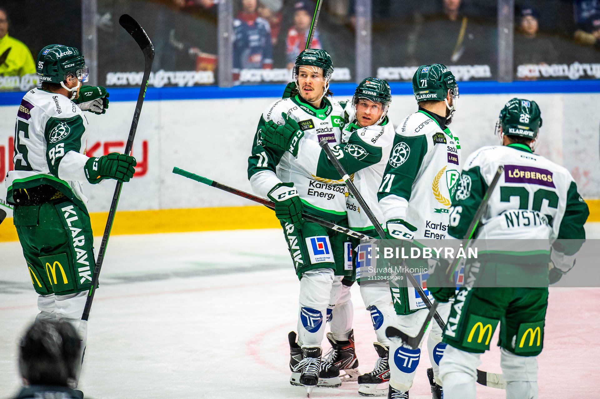 Färjestads Joakim Nygård jublar