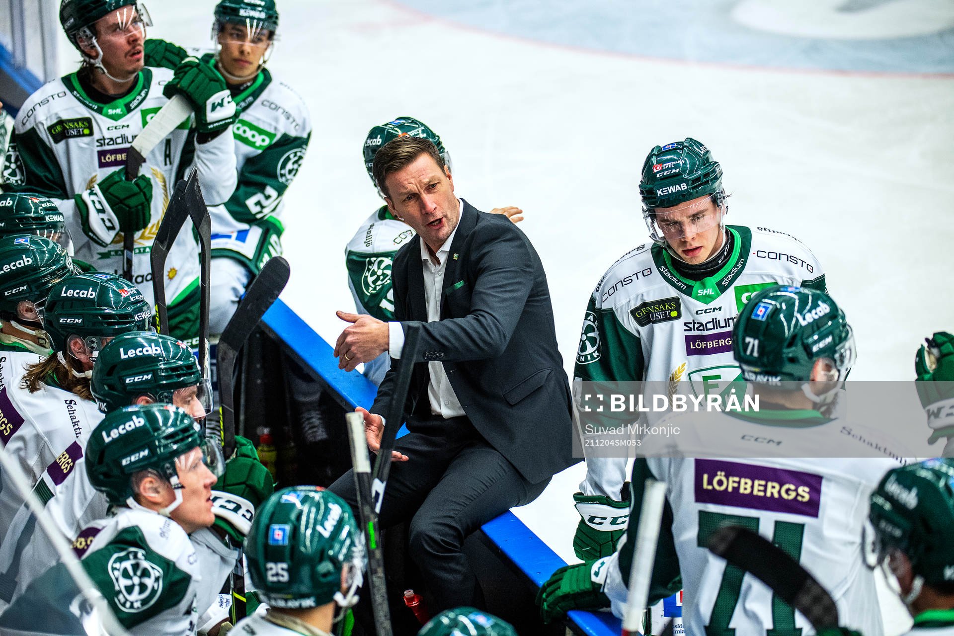 Färjestads tränare Johan Pennerborn