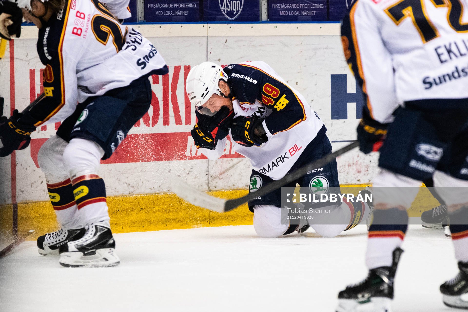 Djurgårdens Rhett Rakhshani har ont