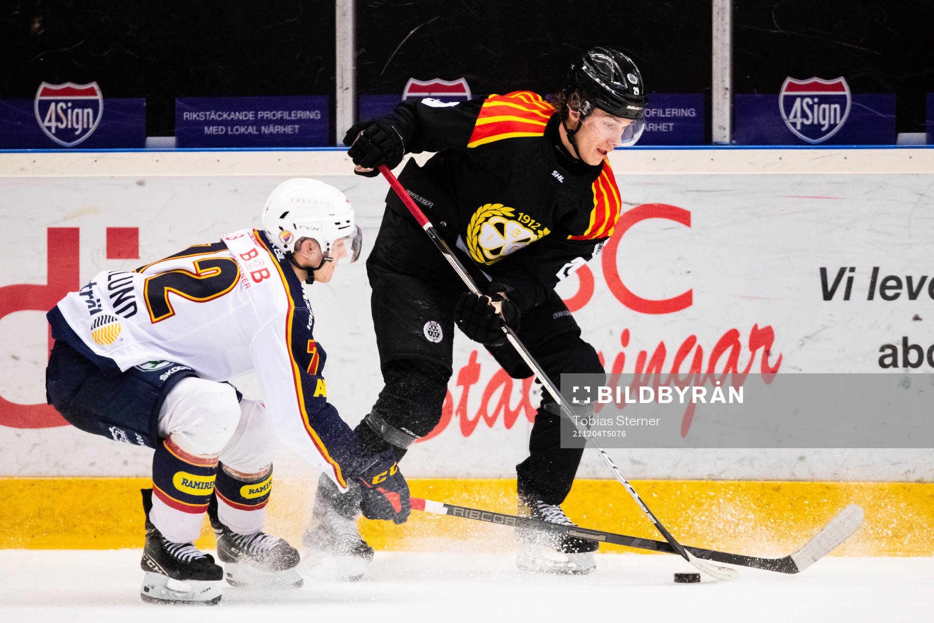Djurgårdens William Eklund och Brynäs Oscar Birgersson