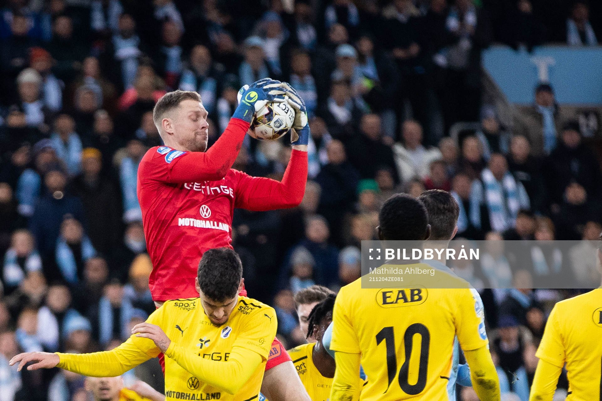 Halmstads målvakt Malkolm Nilsson Säfqvist