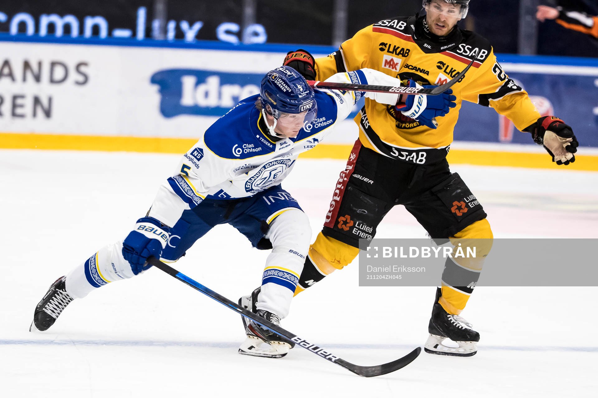 Leksands Calle Själin och Luleås Brendan Shinnimin