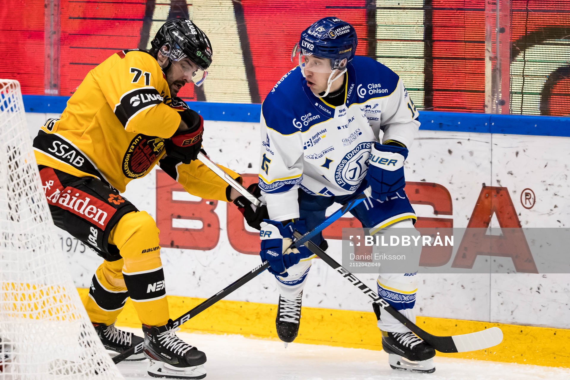 Luleås Linus Fröberg och Leksands Max Veronneau