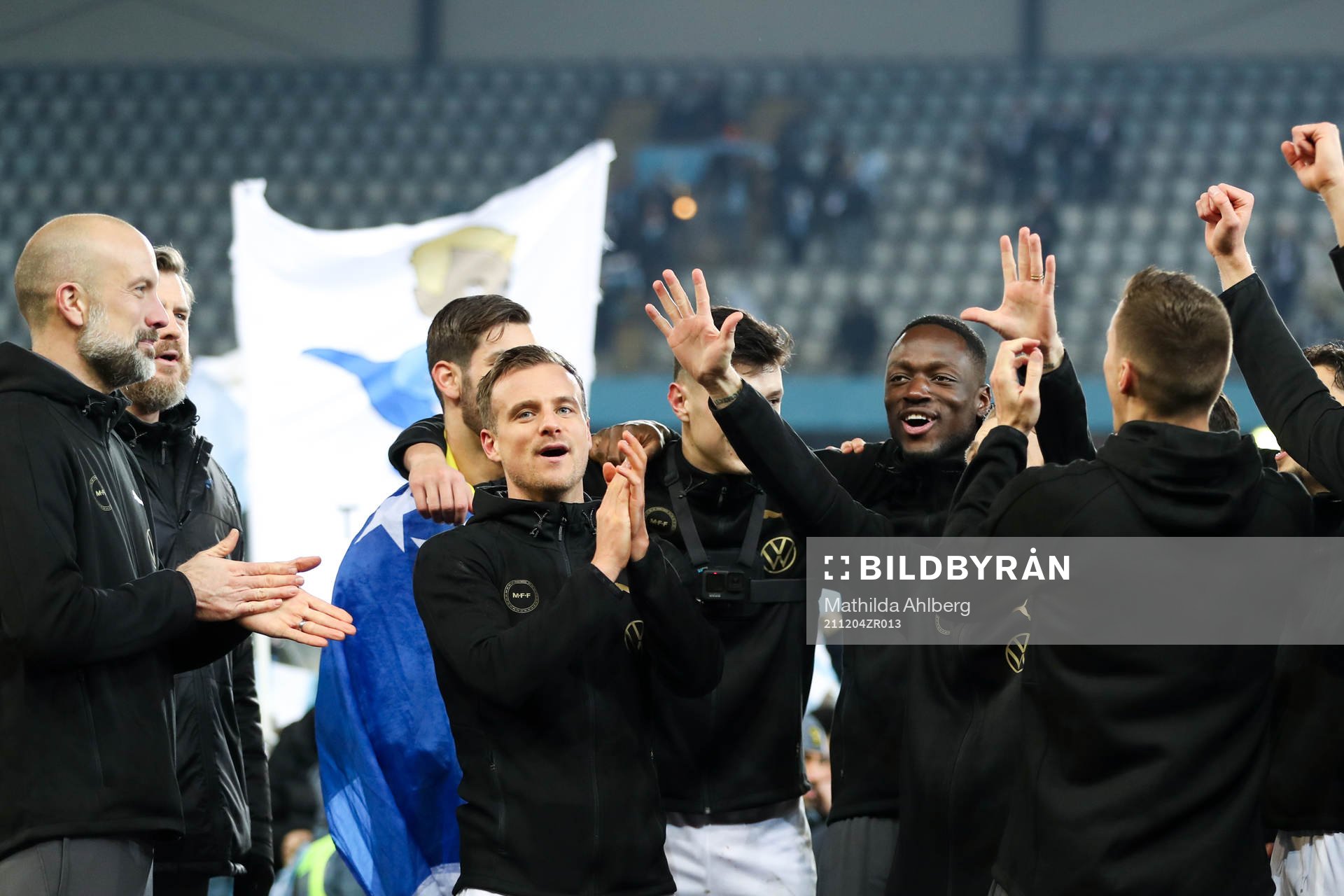 Malmö FFs spelare jublar