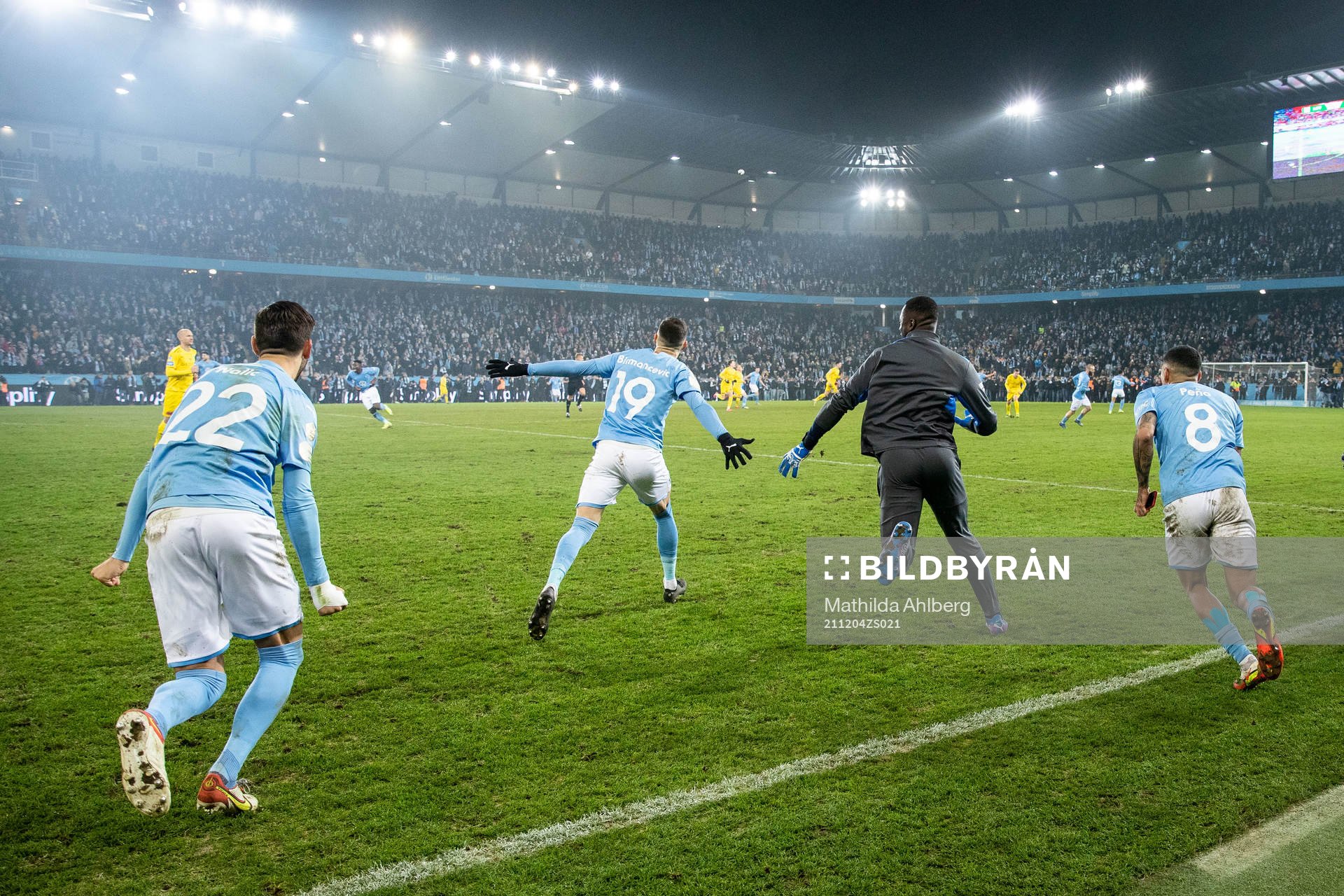 Malmö FFs Adi Nalic, Veljko Birmancevic, målvakt Ismael