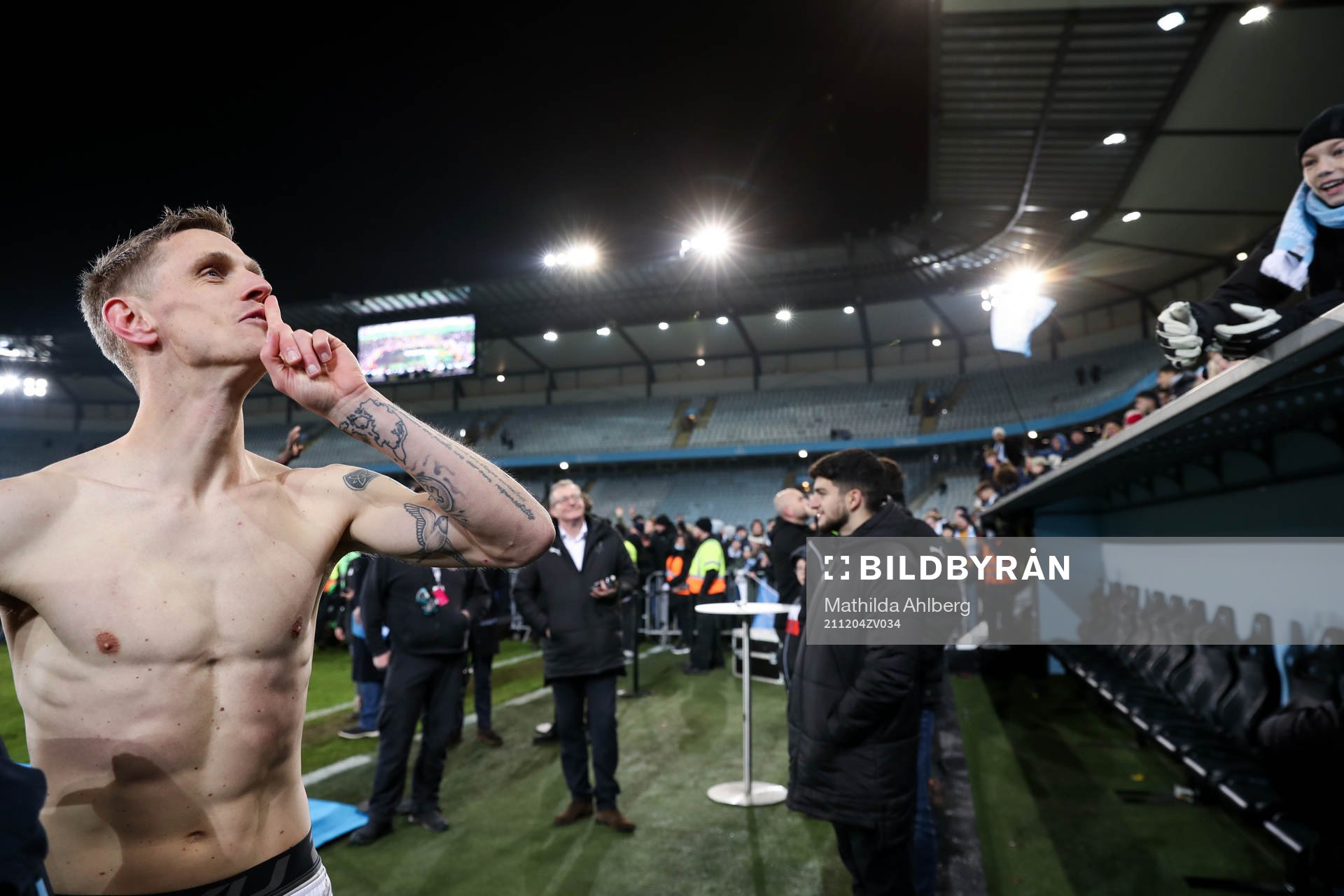 Malmö FFs Sören Rieks  jublar
