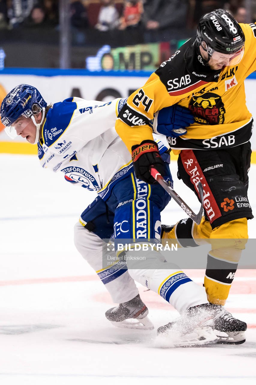 Leksands Calle Själin och Luleås Brendan Shinnimin