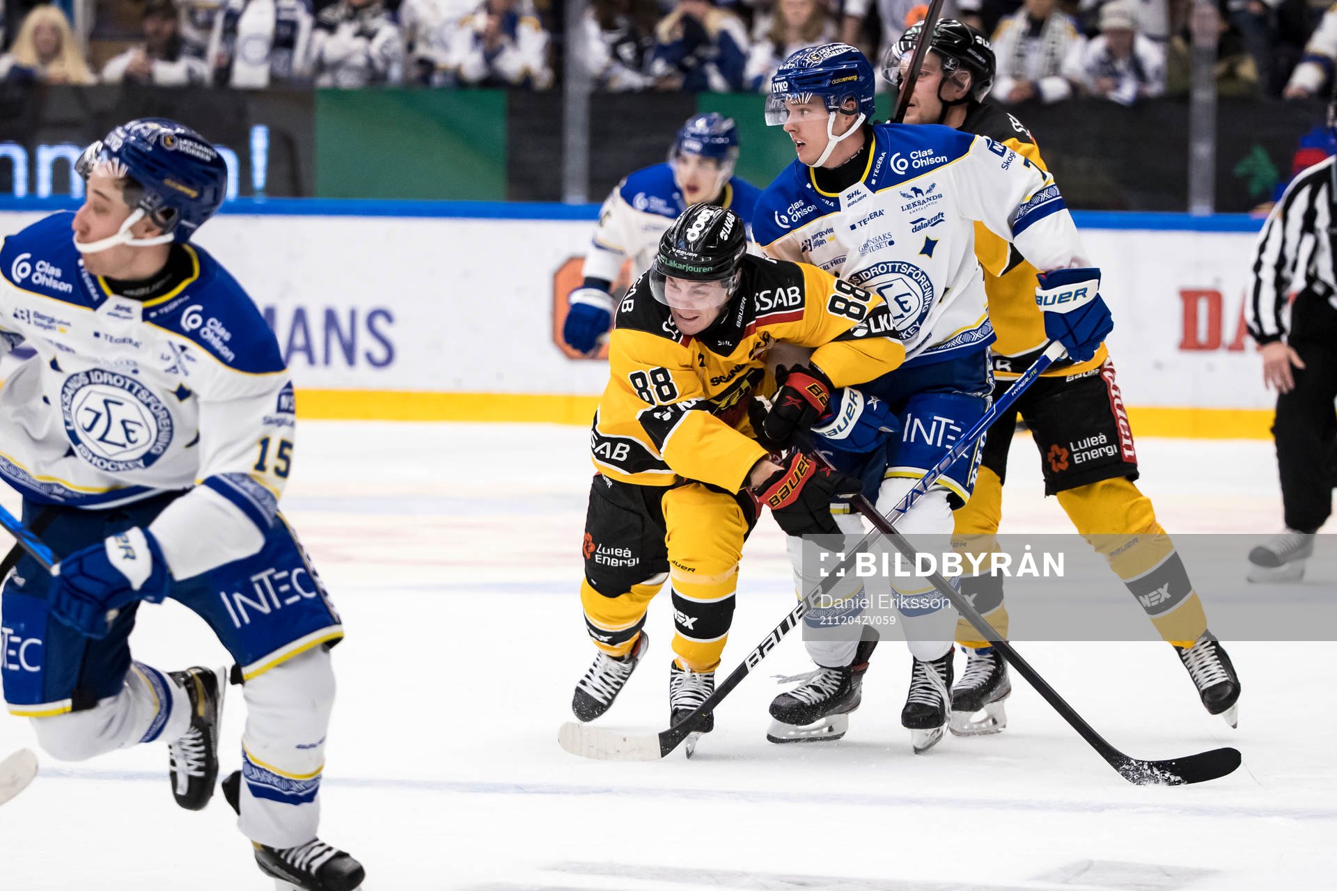 Luleås Joonas Rask och Leksands Ben Thomas
