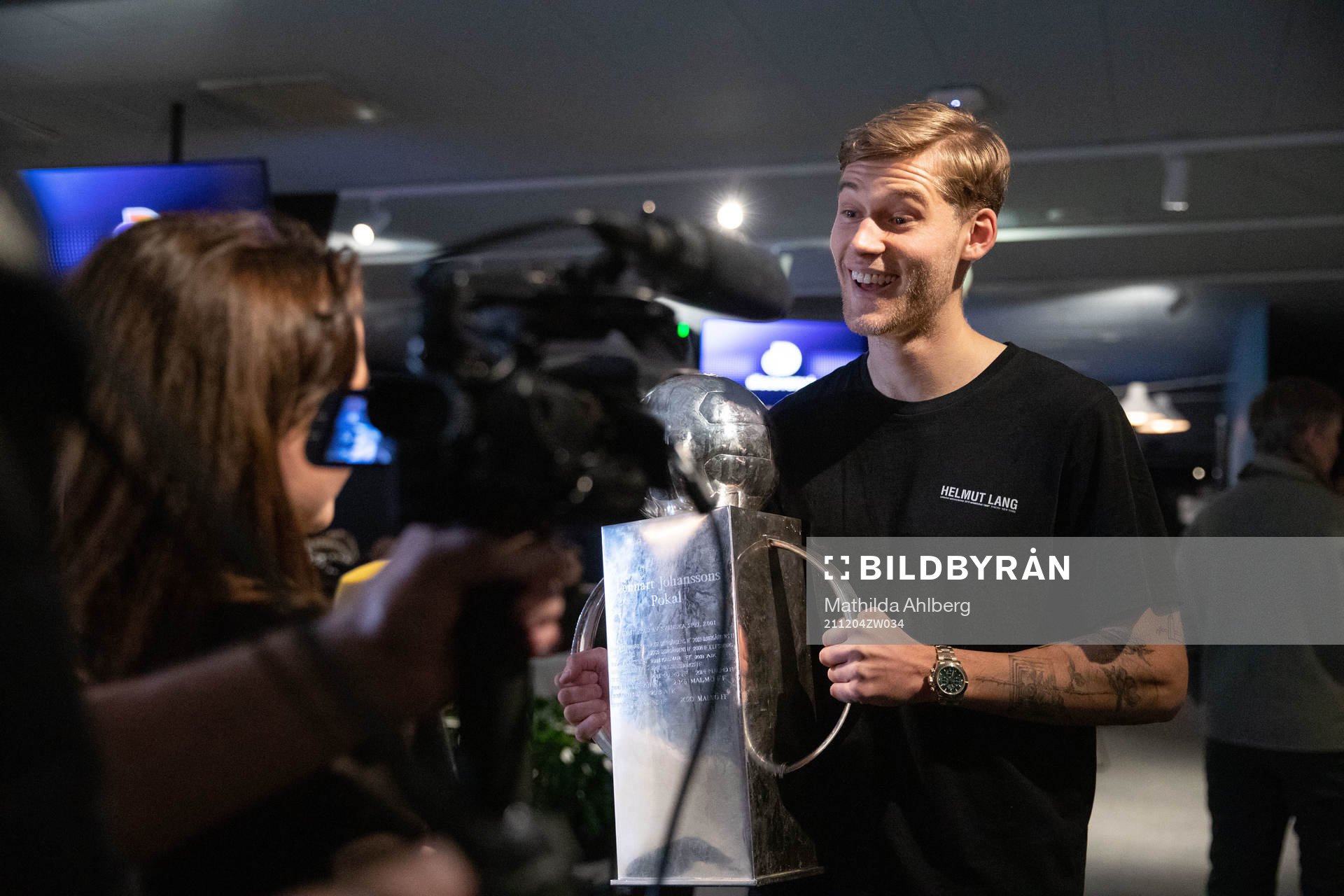 Malmö FFs Felix Beijmo på Malmös guldmiddag