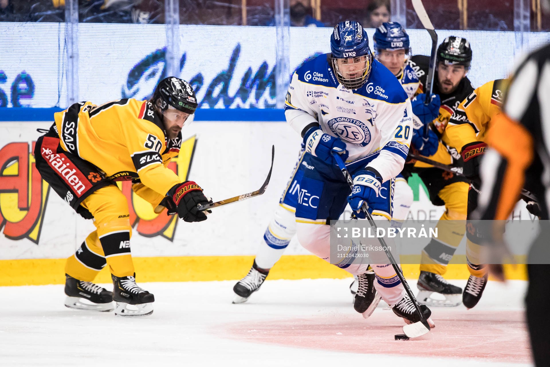 Luleås Daniel Sondell och Leksands Lian Bichsel