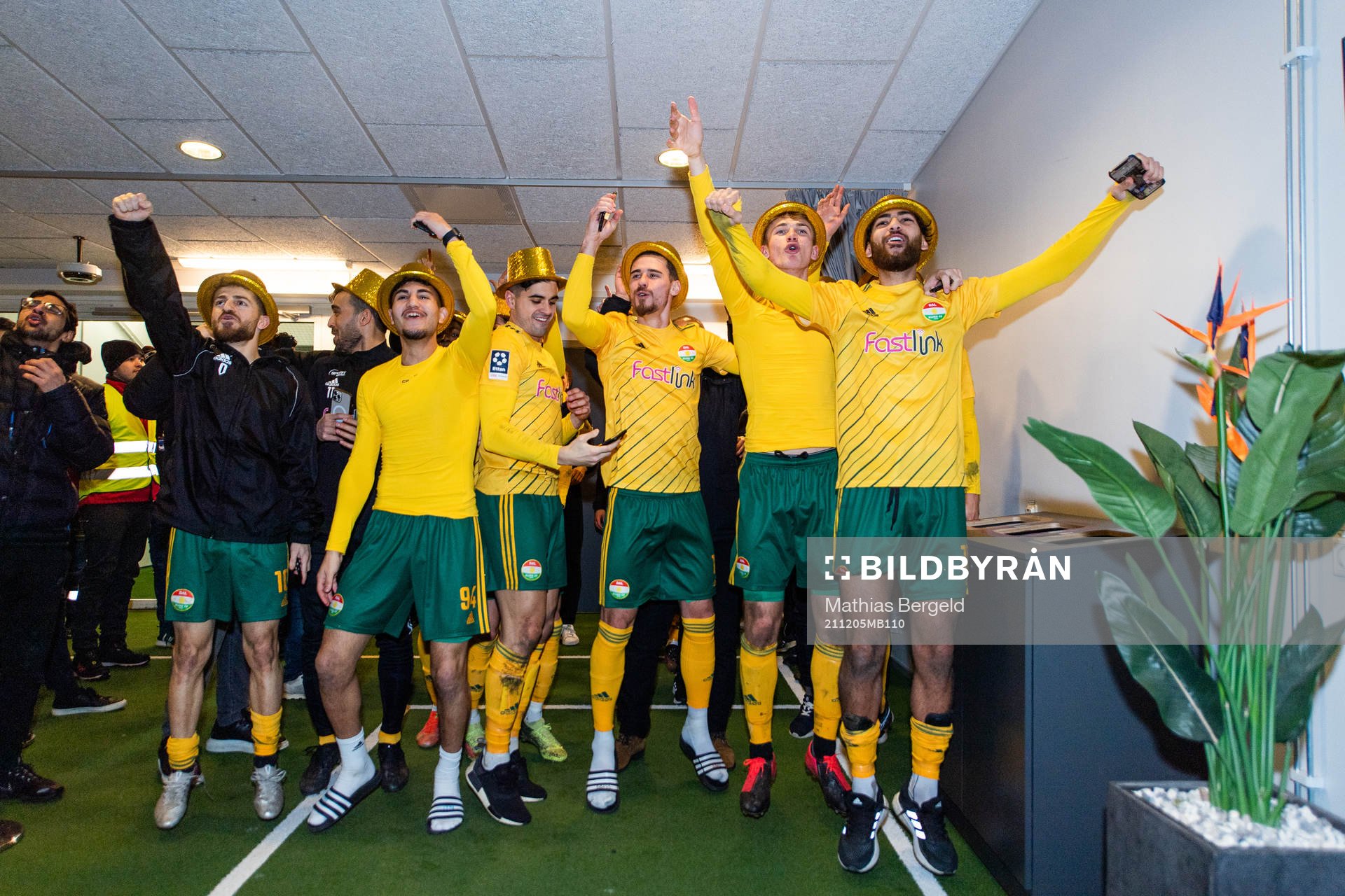 Dalkurds spelare jublar