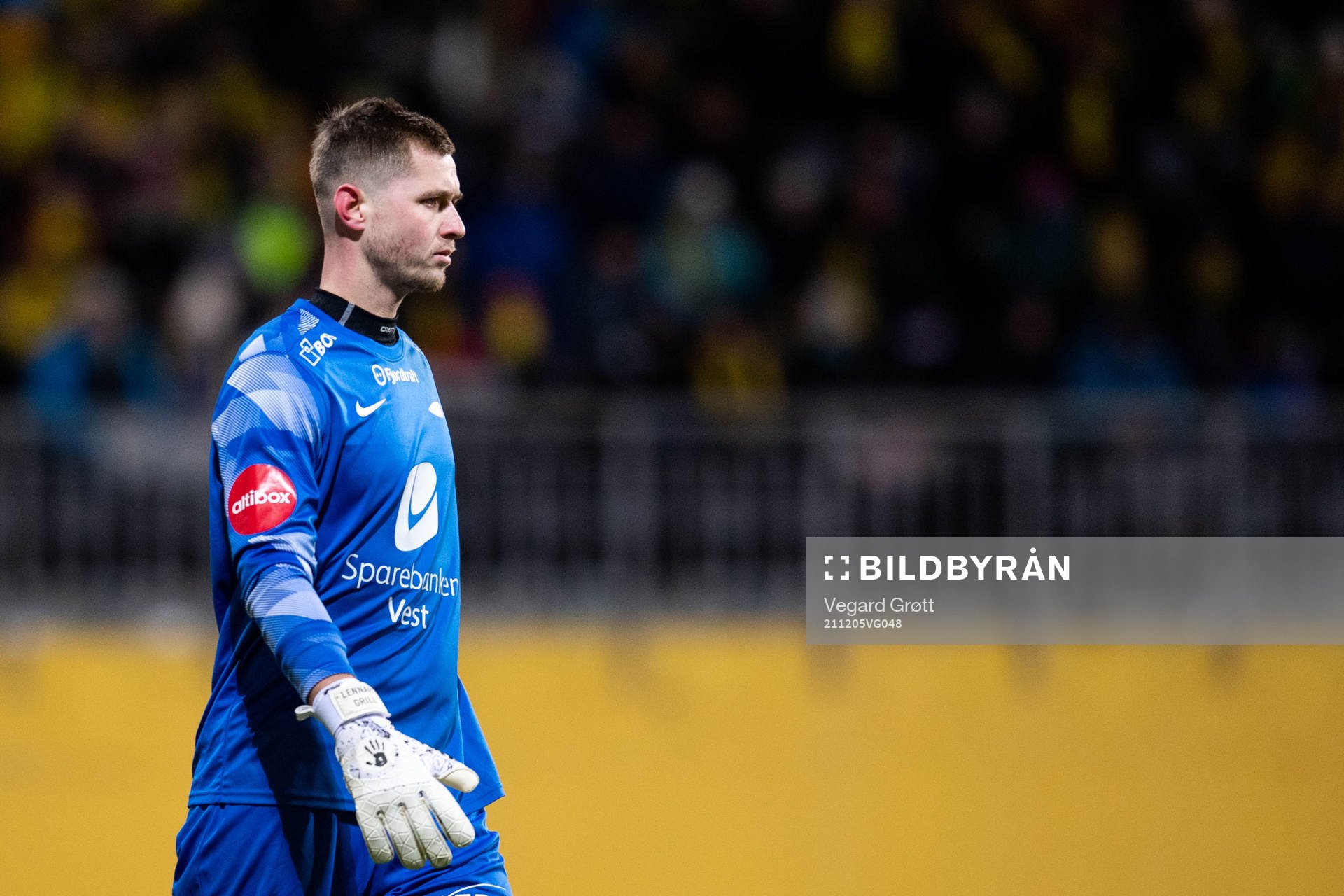 Goalkeeper Hannes Lennart Grill of Brann