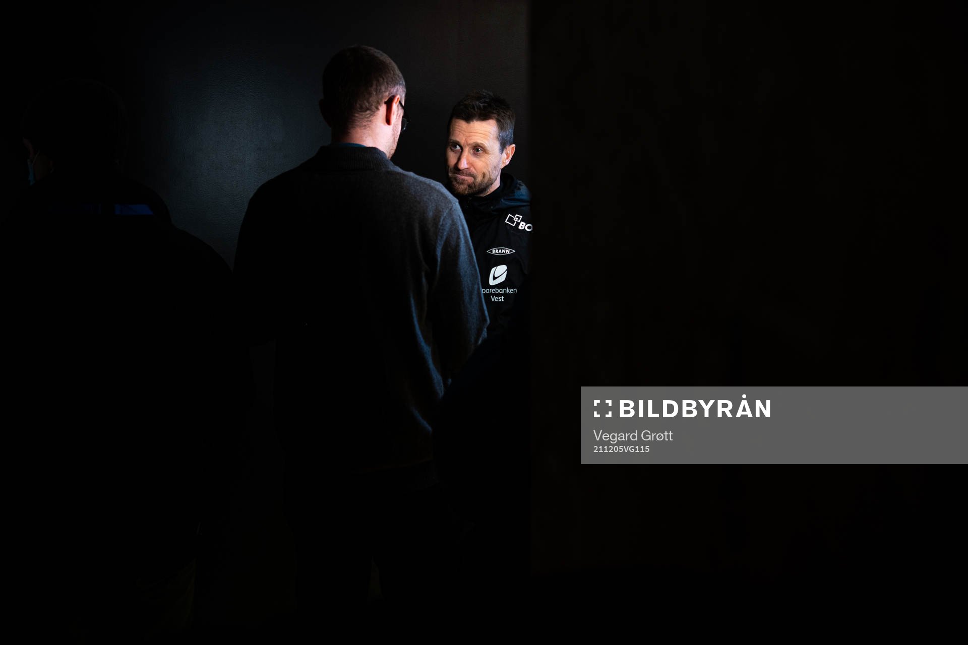 Eirik Horneland, head coach of Brann, is being interviewed