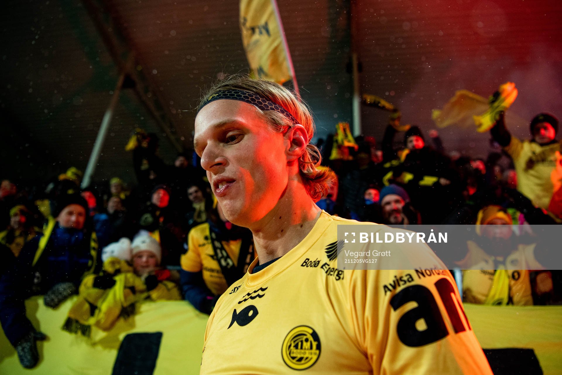 Ulrik Saltnes of Bodø/Glimt celebrates