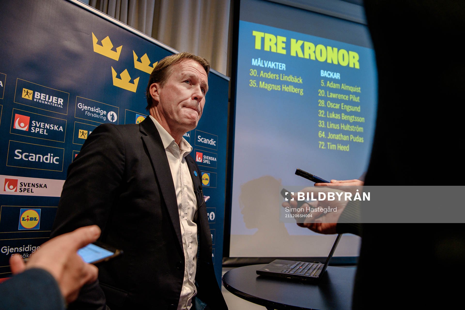 Sveriges förbundskapten Johan Garpenlöv