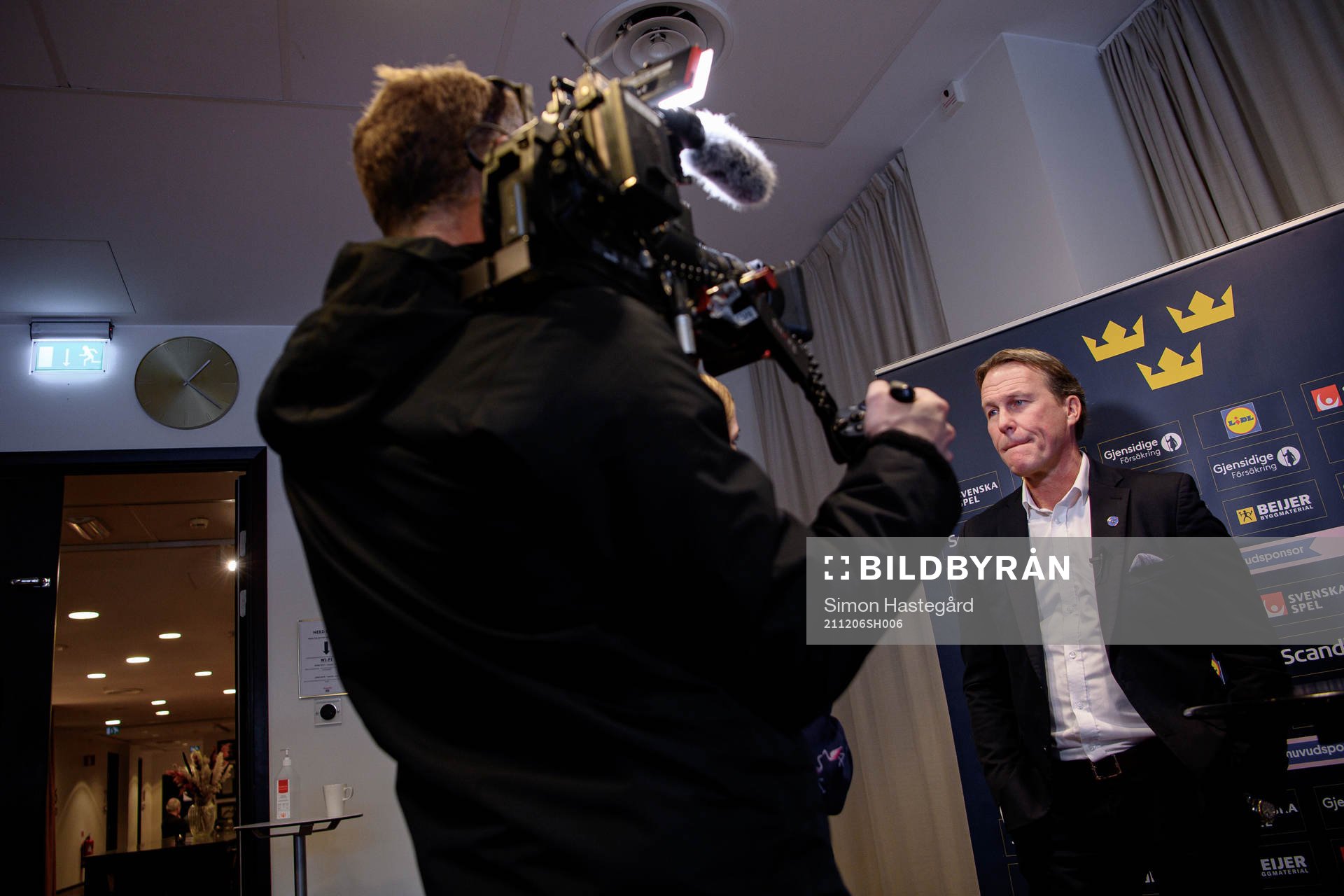 Sveriges förbundskapten Johan Garpenlöv