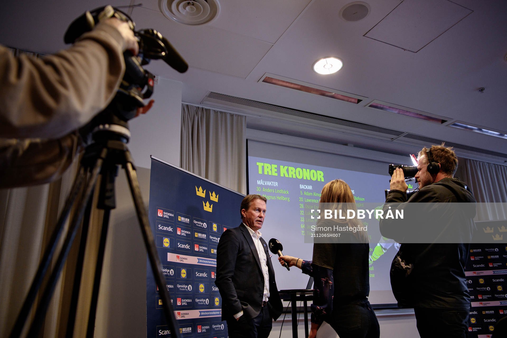 Sveriges förbundskapten Johan Garpenlöv