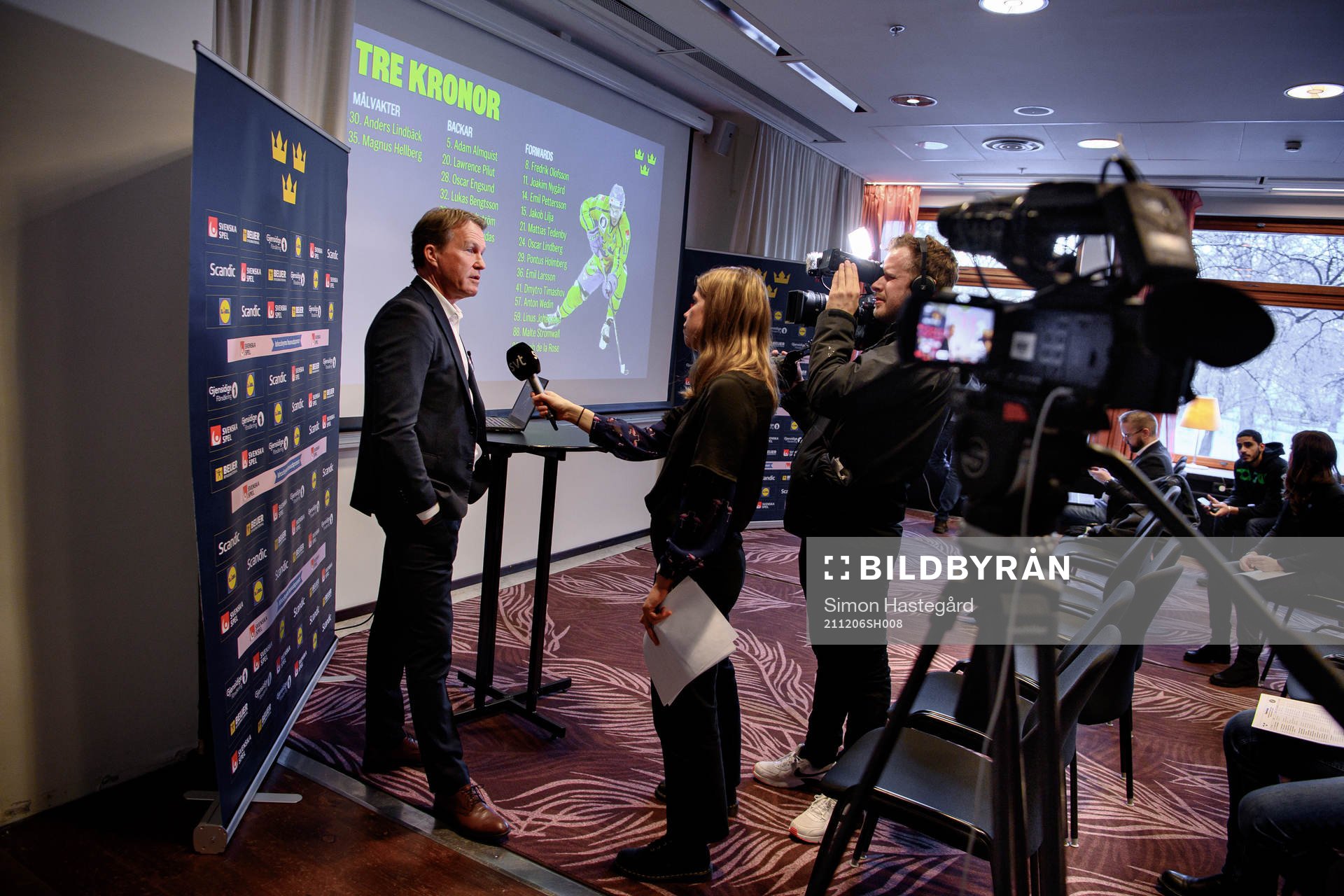 Sveriges förbundskapten Johan Garpenlöv