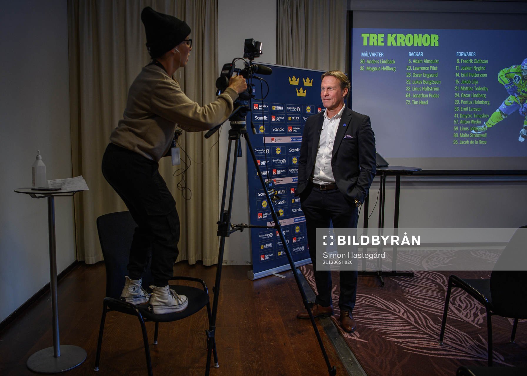 Sveriges förbundskapten Johan Garpenlöv