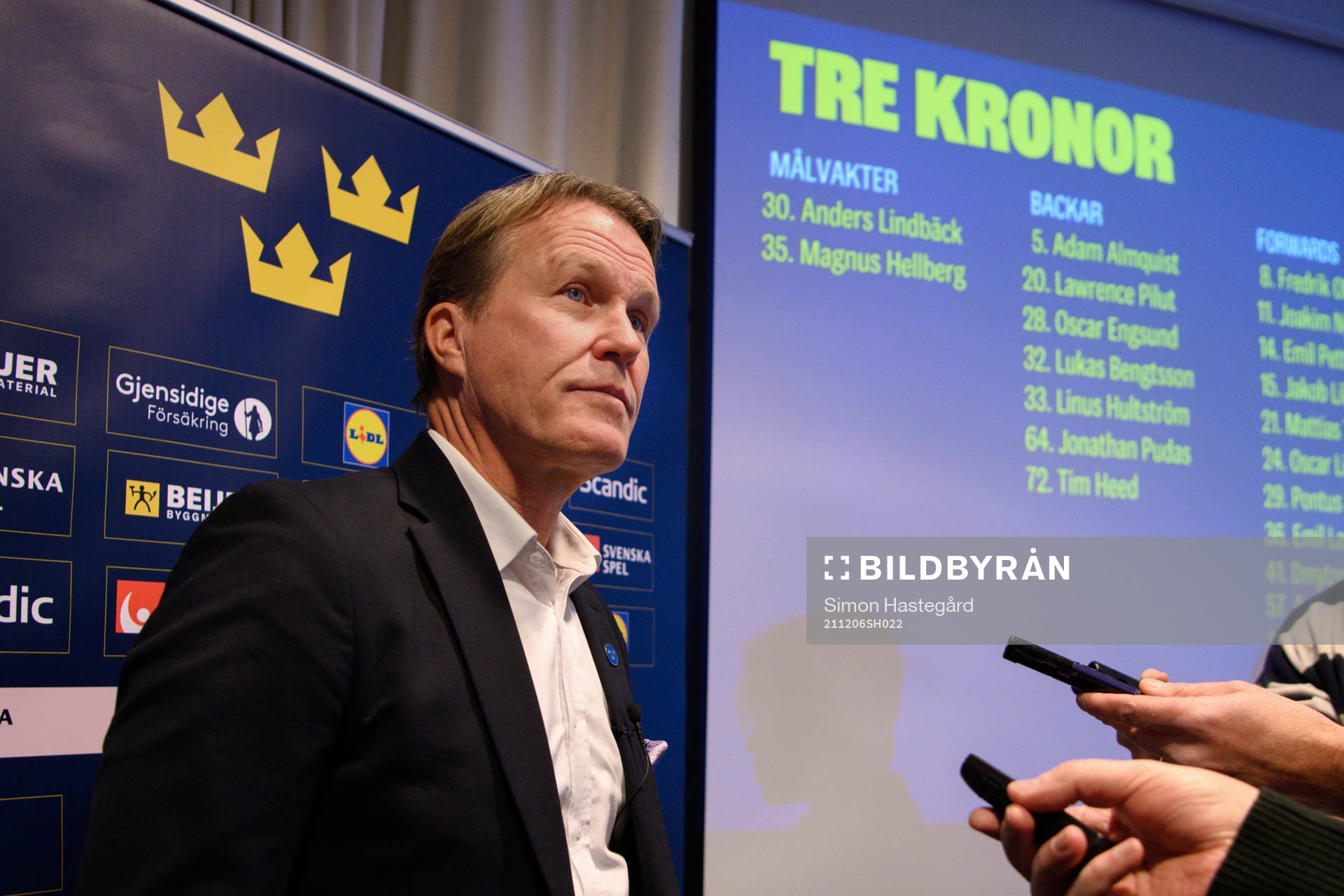 Sveriges förbundskapten Johan Garpenlöv