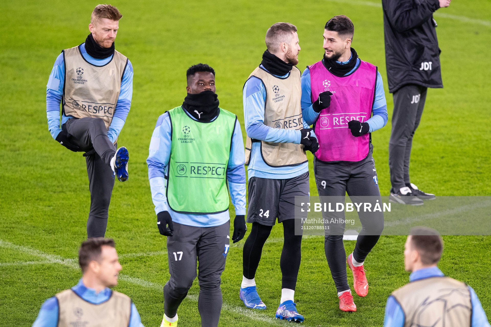 Anders Christiansen, Malik Abubakari, Lasse Nielsen and