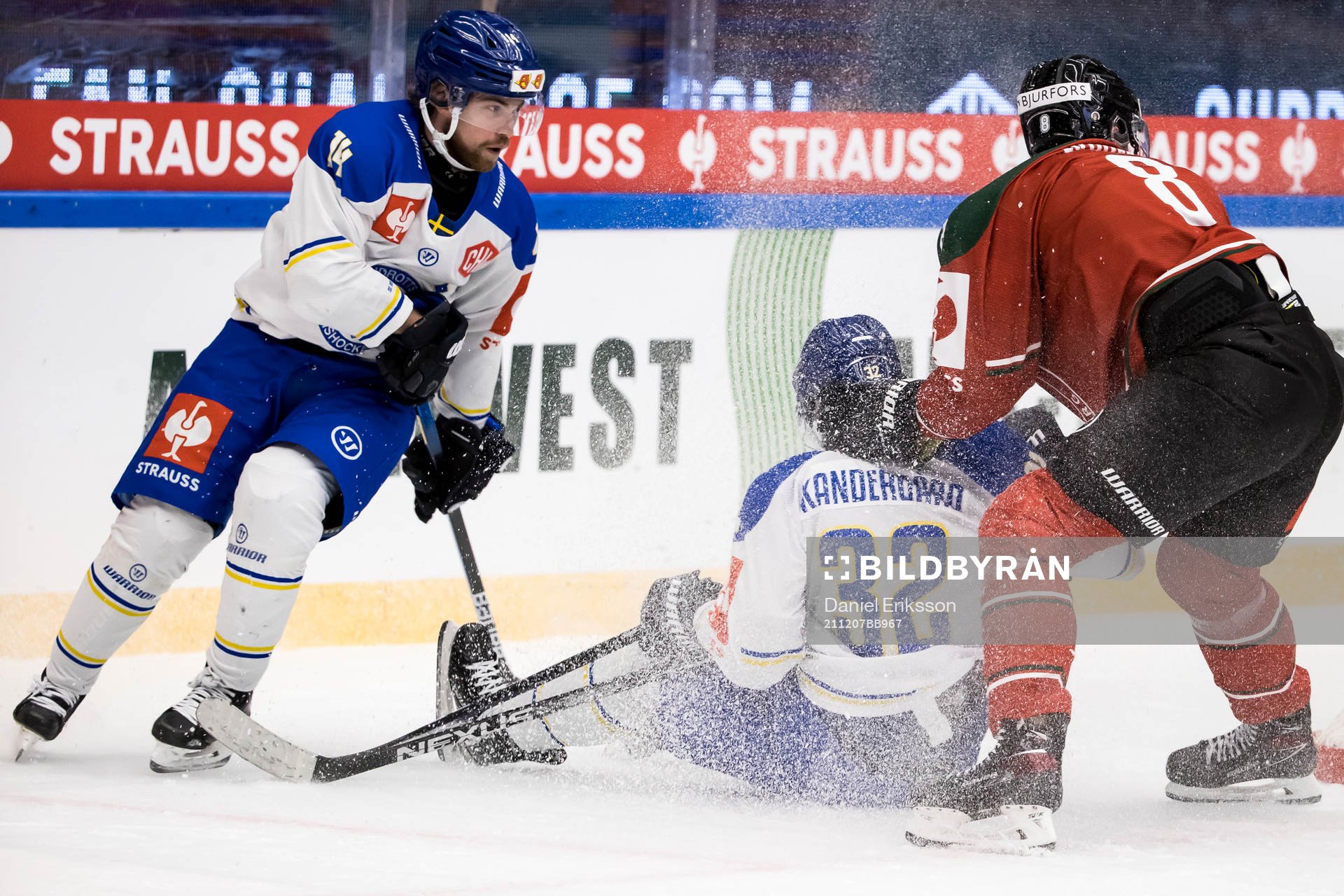 Oskar Lang  of Leksand and Jesper Kandergård  of Leksand