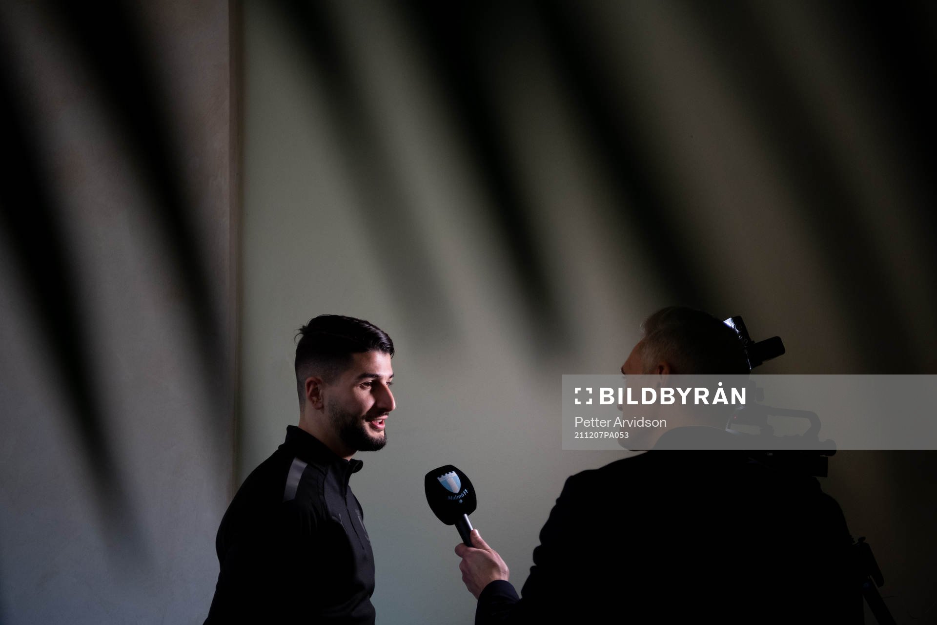 Antonio Colak is interviewed at the team hotel