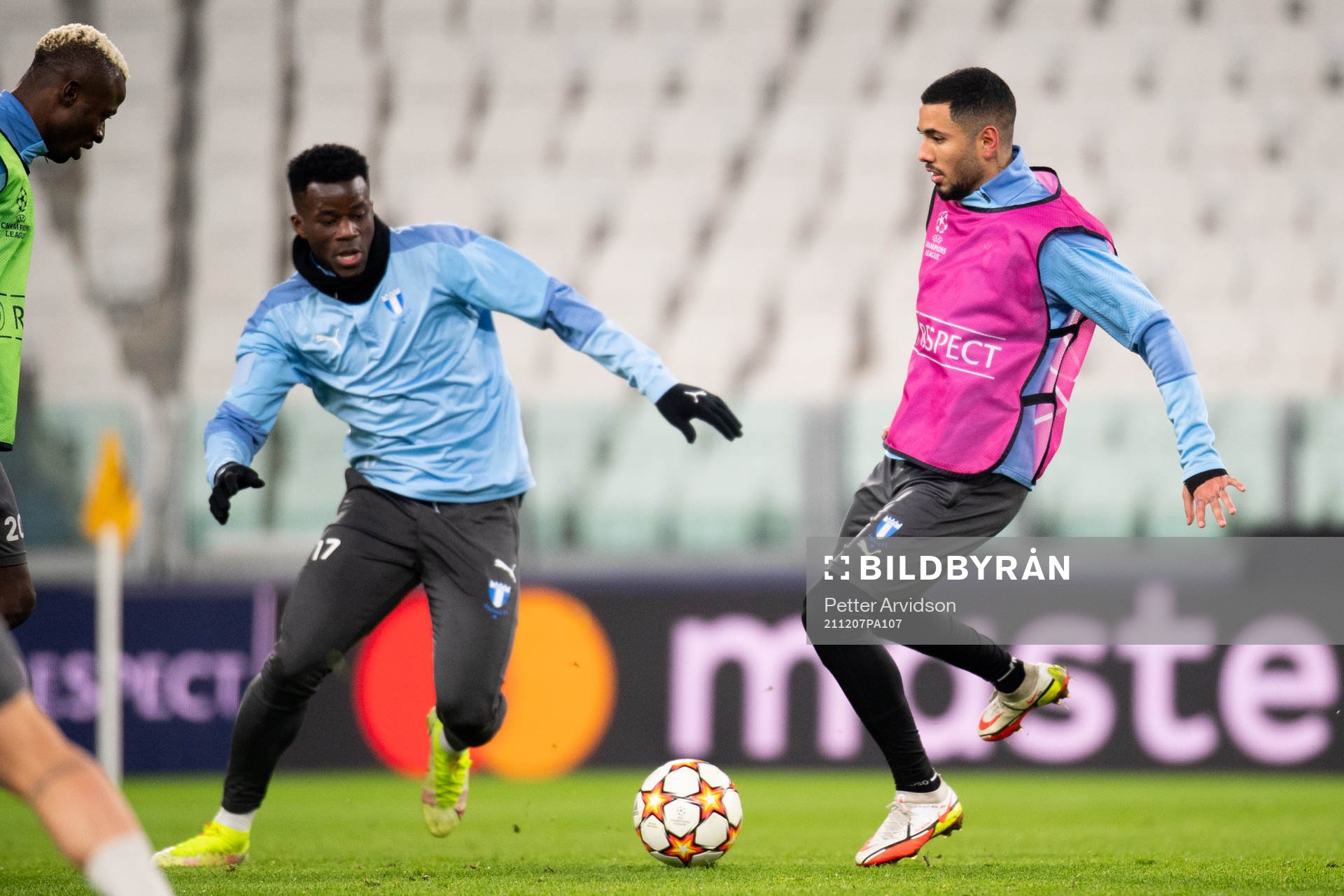 Malik Abubakari and Sergio Pena