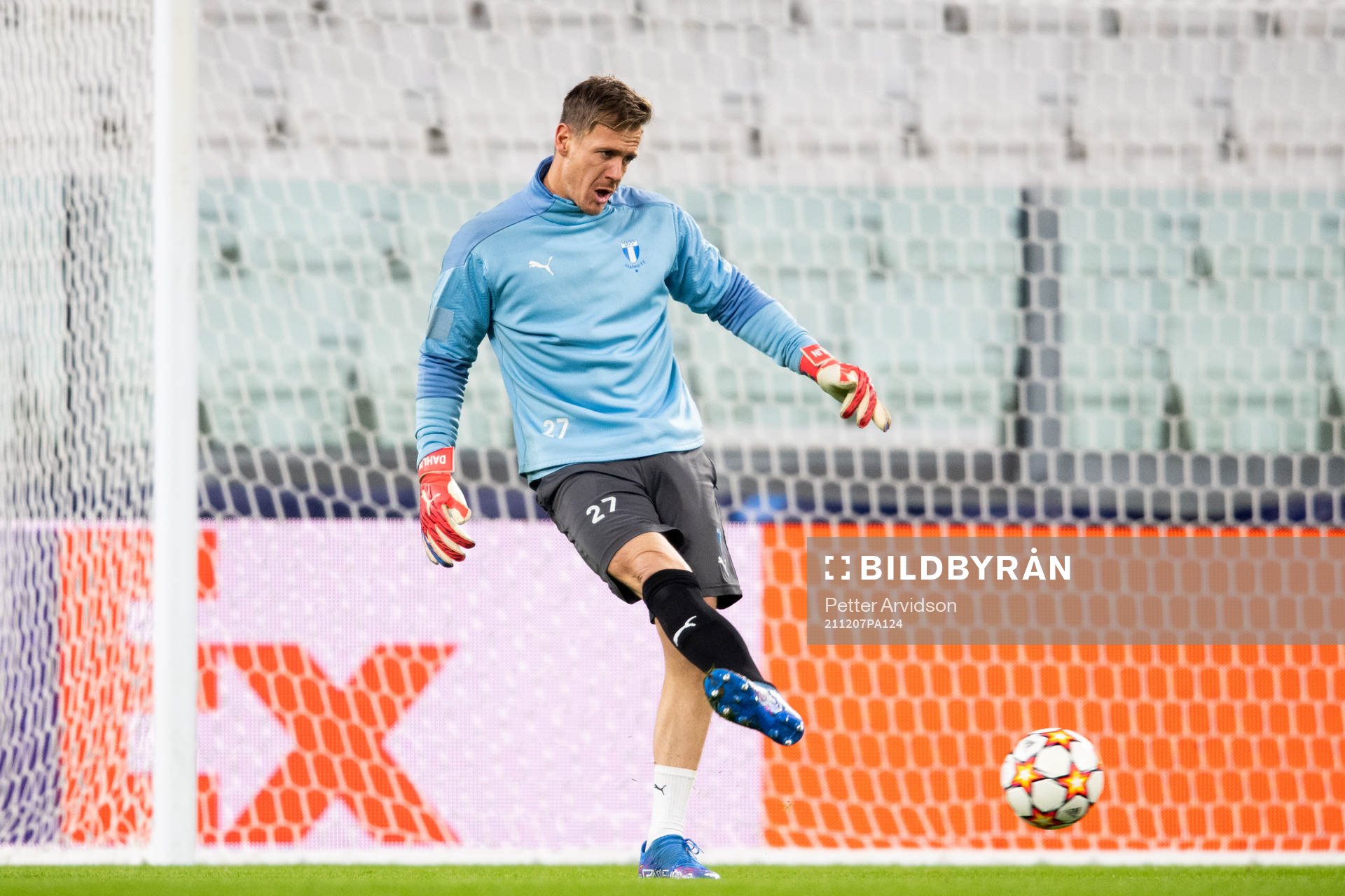 Goalkeeper Johan Dahlin