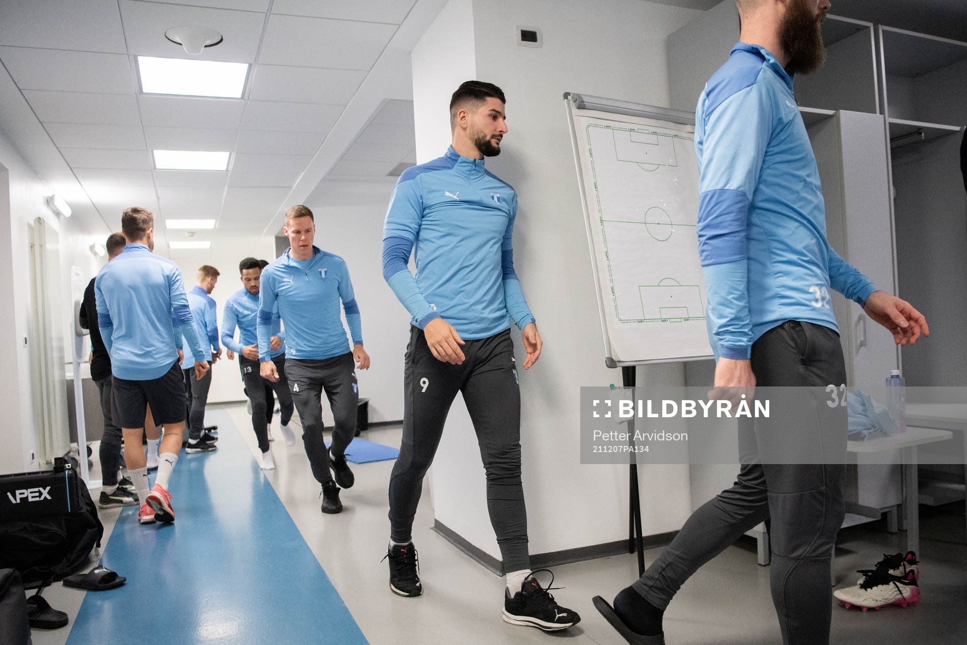 Antonio Colak in the dressing room