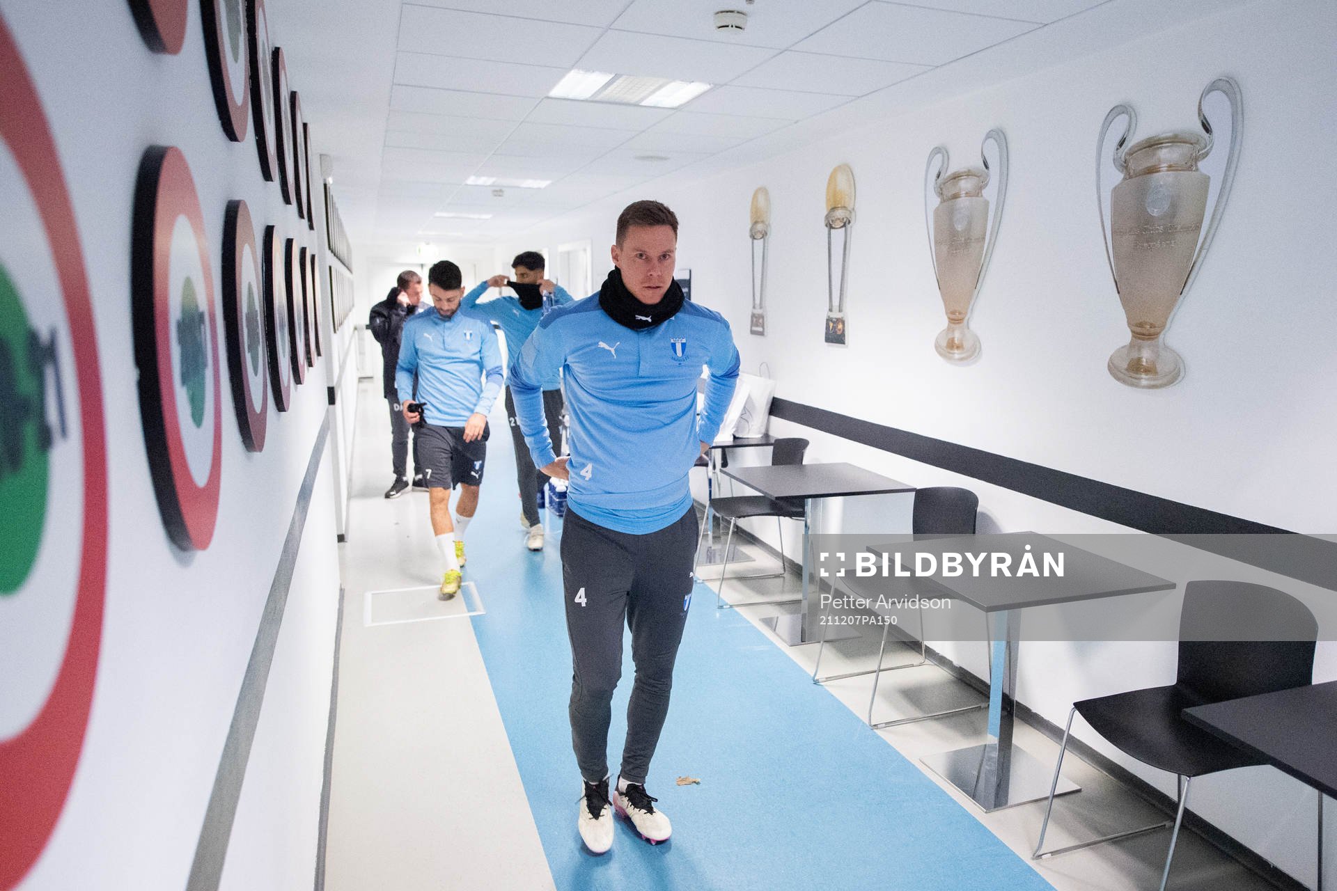 Niklas Moisander in the dressing room