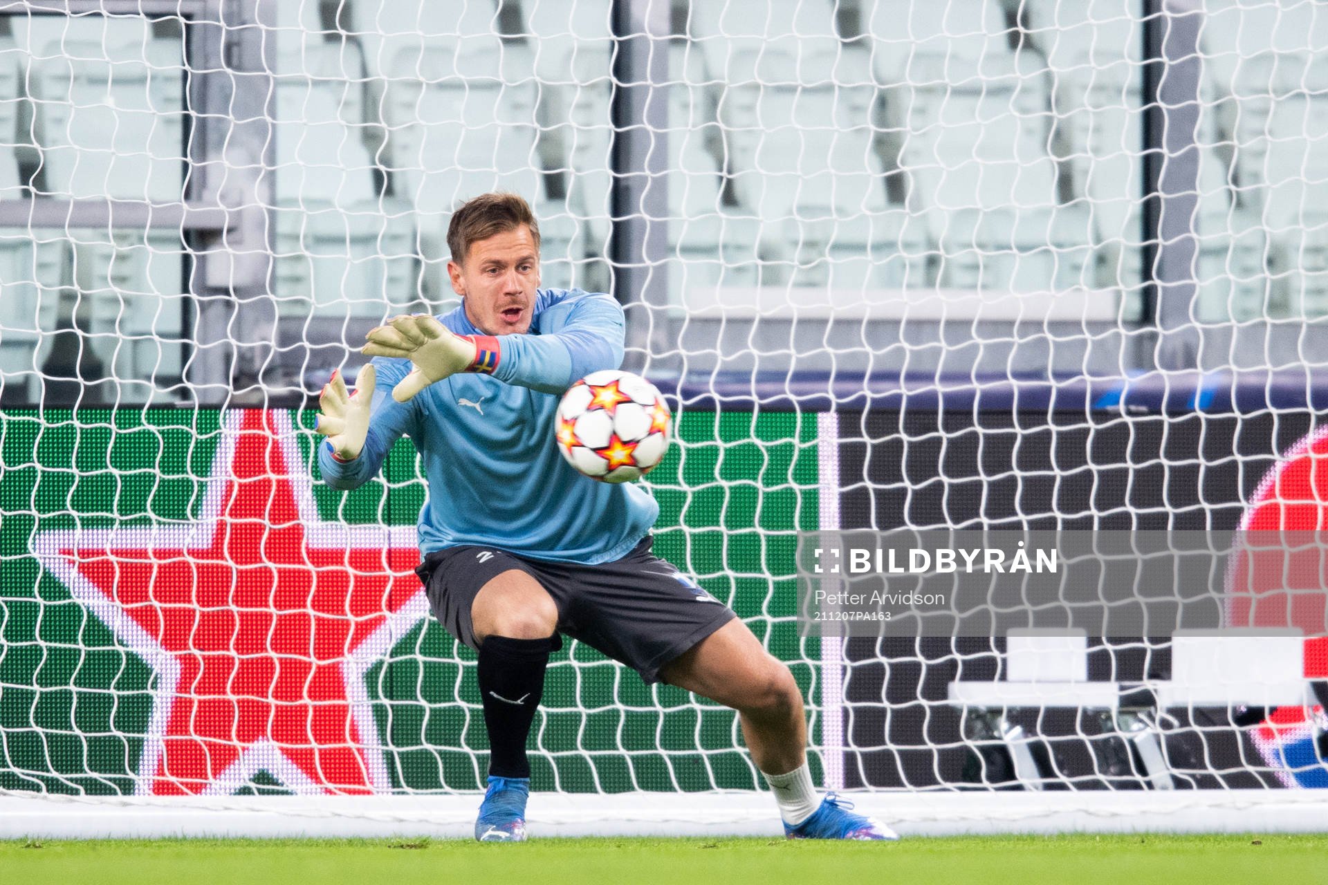Goalkeeper Johan Dahlin