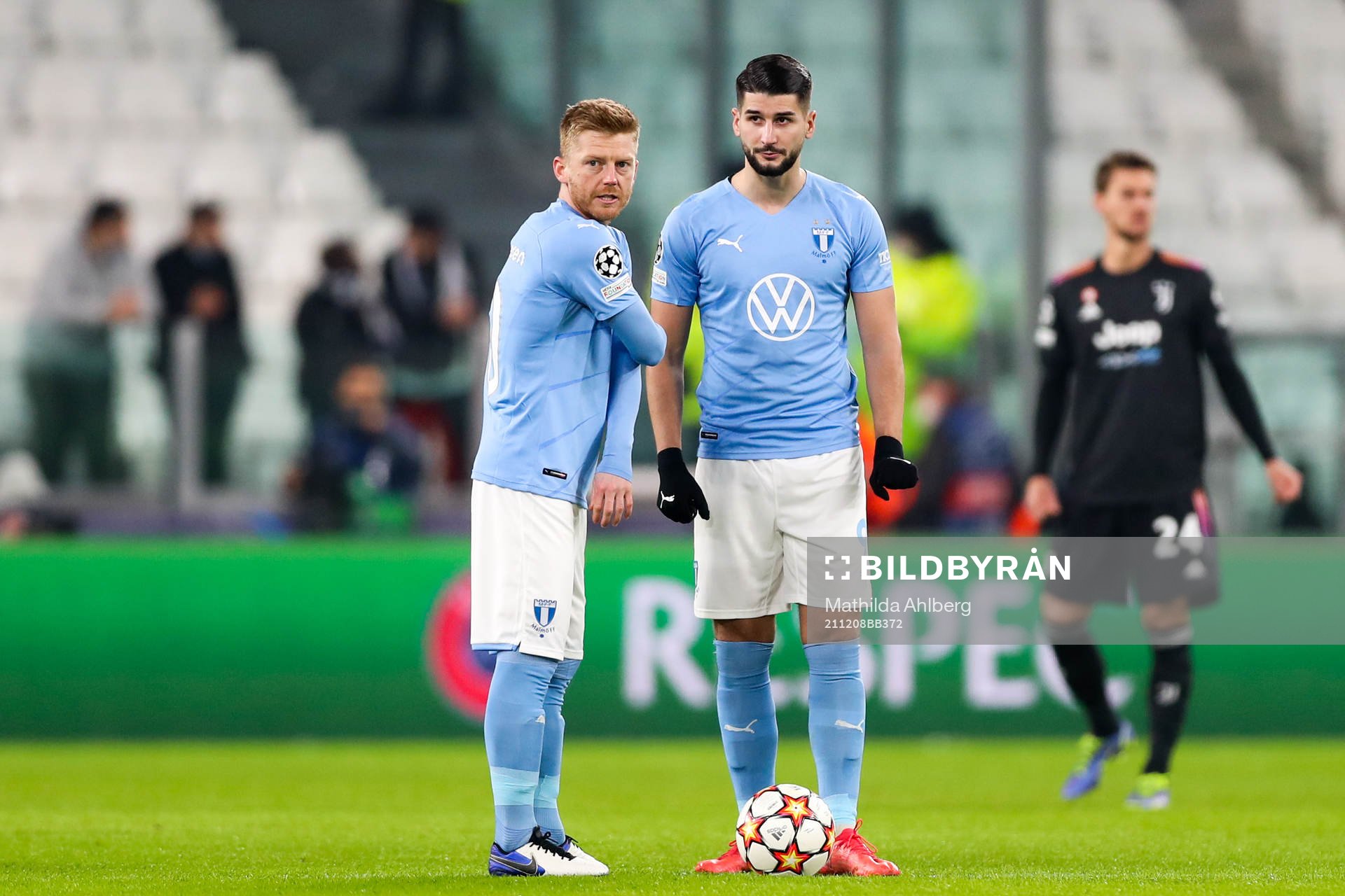 Anders Christiansen and Antonio Colak of Malmö FF