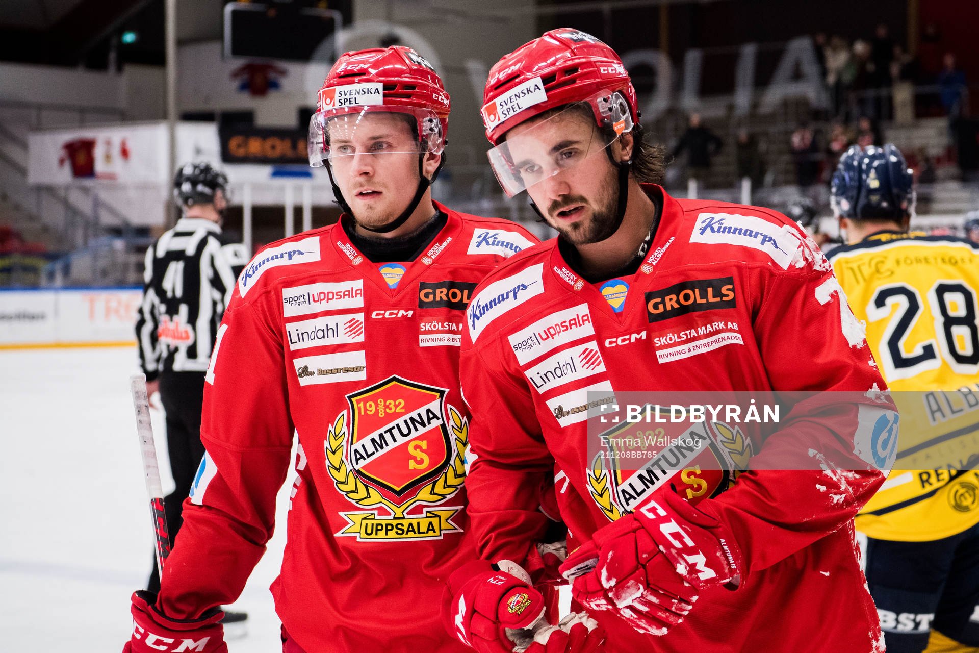 Almtunas Johan Eriksson har ont