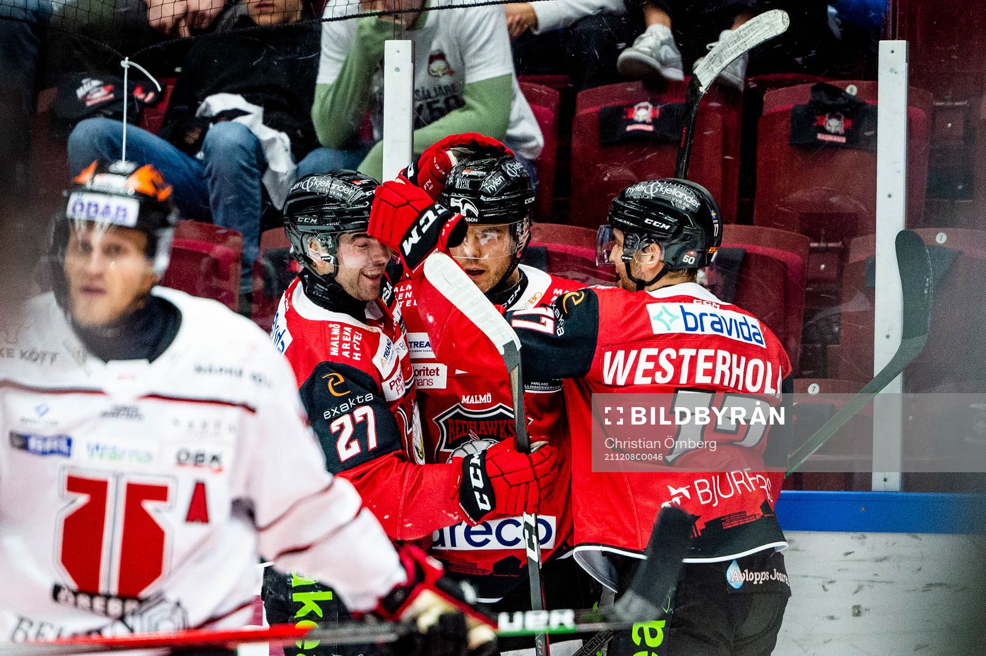Malmö Redhawks Magnus Pääjärvi jublar