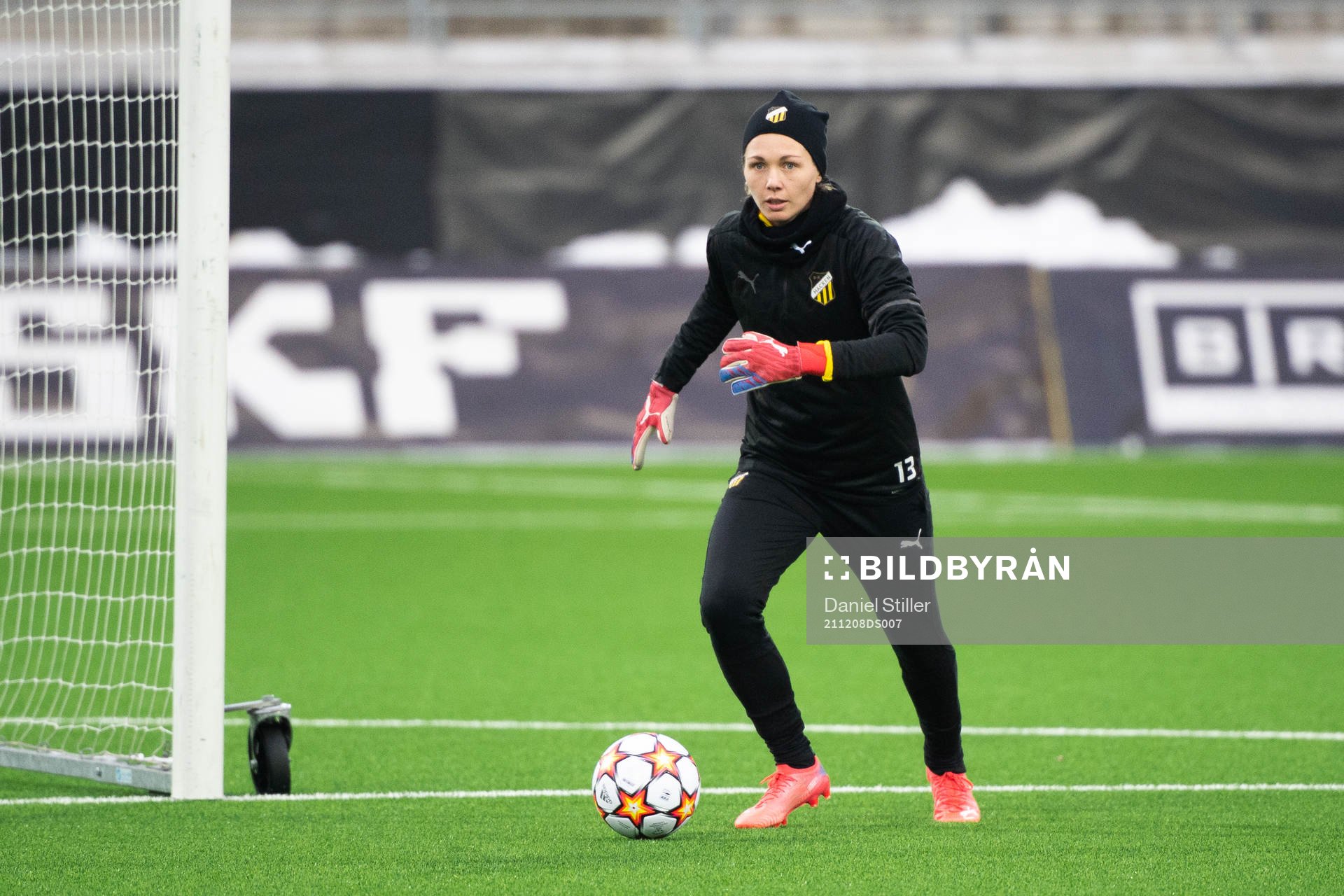 Häckens goalkeeper Jennifer Falk