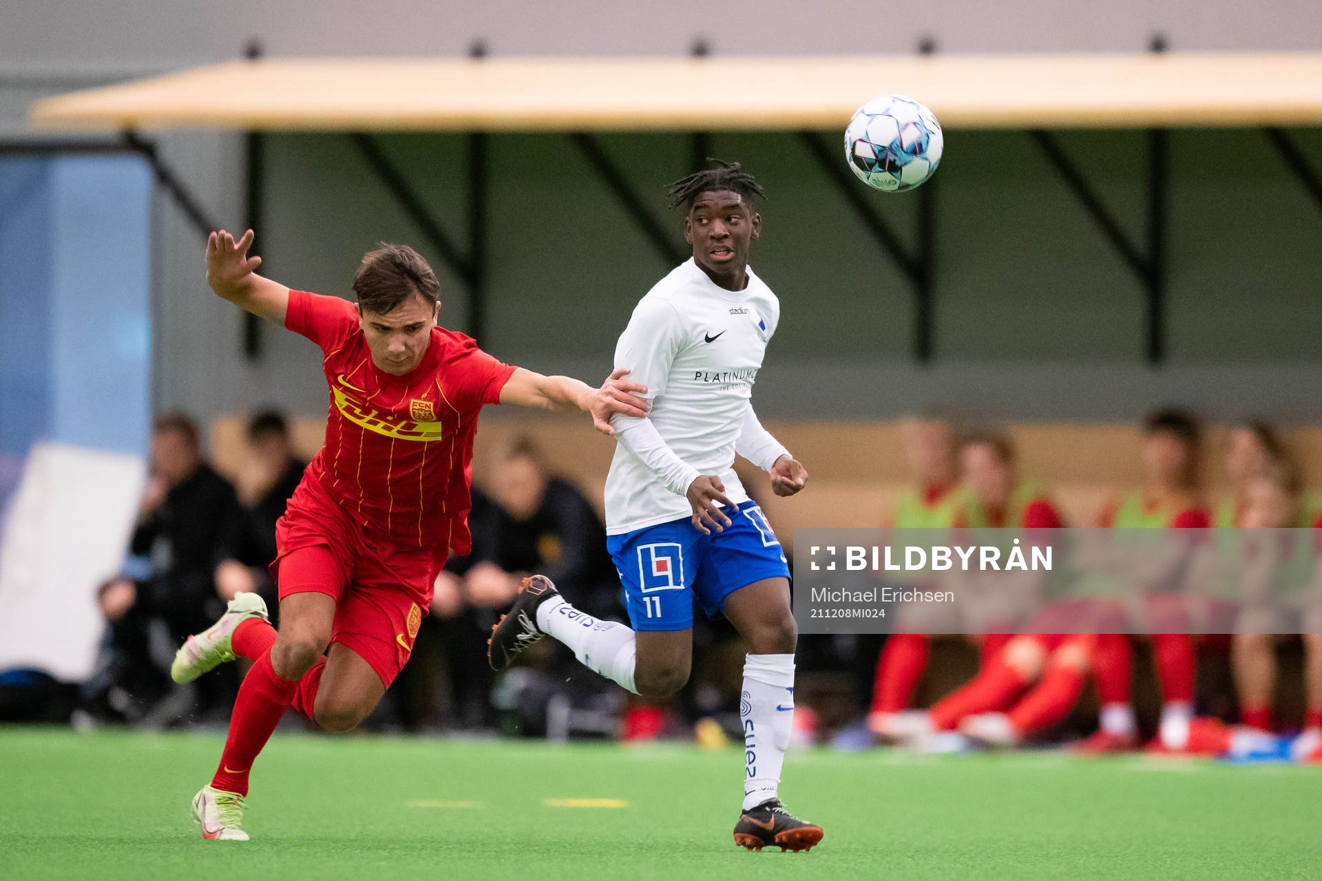 Nordsjällands Adam Rasheed och Norrköpings Daniel Burubura
