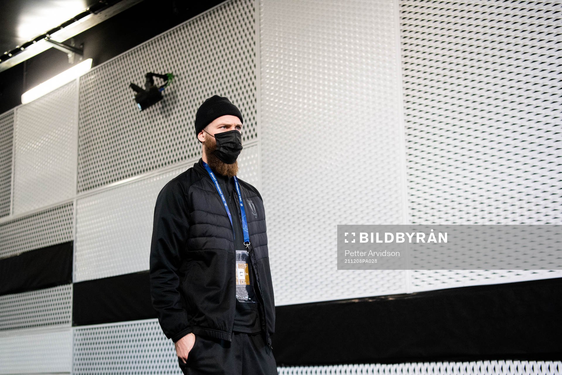 Jo Inge Berget of Malmö FF arrive at the arena